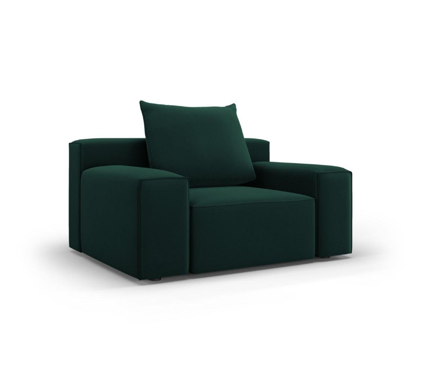 Fotel aksamitny IVY butelkowa zieleń Mazzini Sofas    Eye on Design