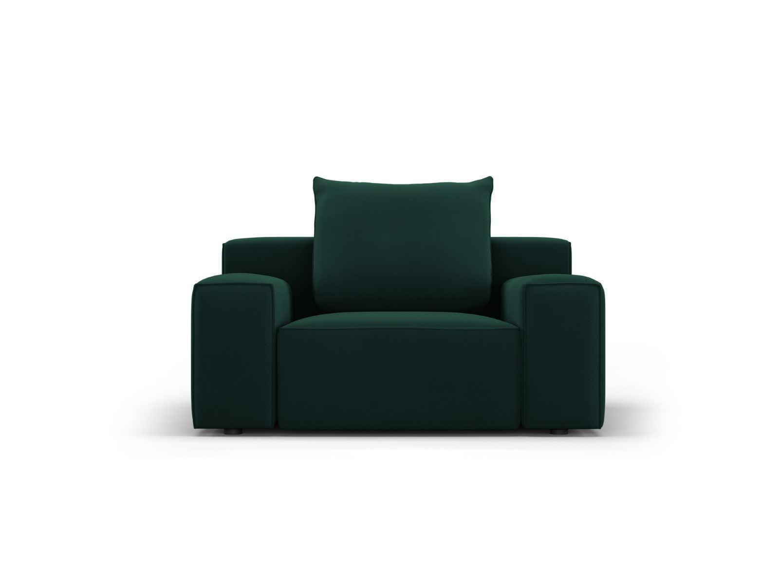 Fotel aksamitny IVY butelkowa zieleń Mazzini Sofas    Eye on Design