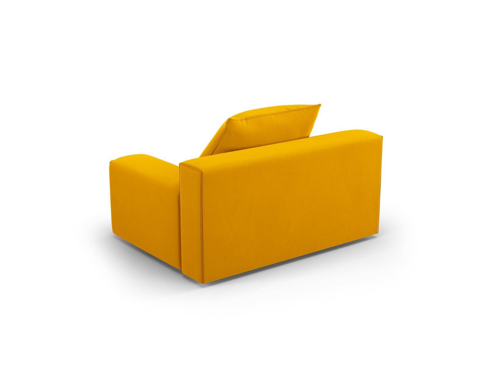 Fotel aksamitny IVY żółty Mazzini Sofas    Eye on Design