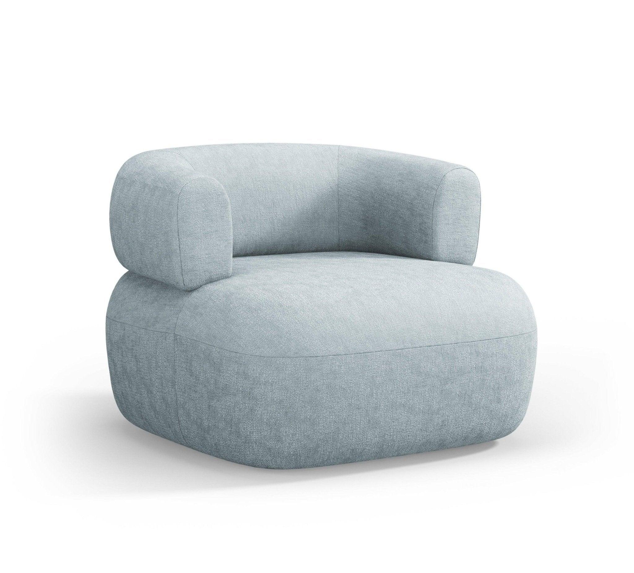 Fotel ALDRIN błękitny szenil Windsor & Co    Eye on Design