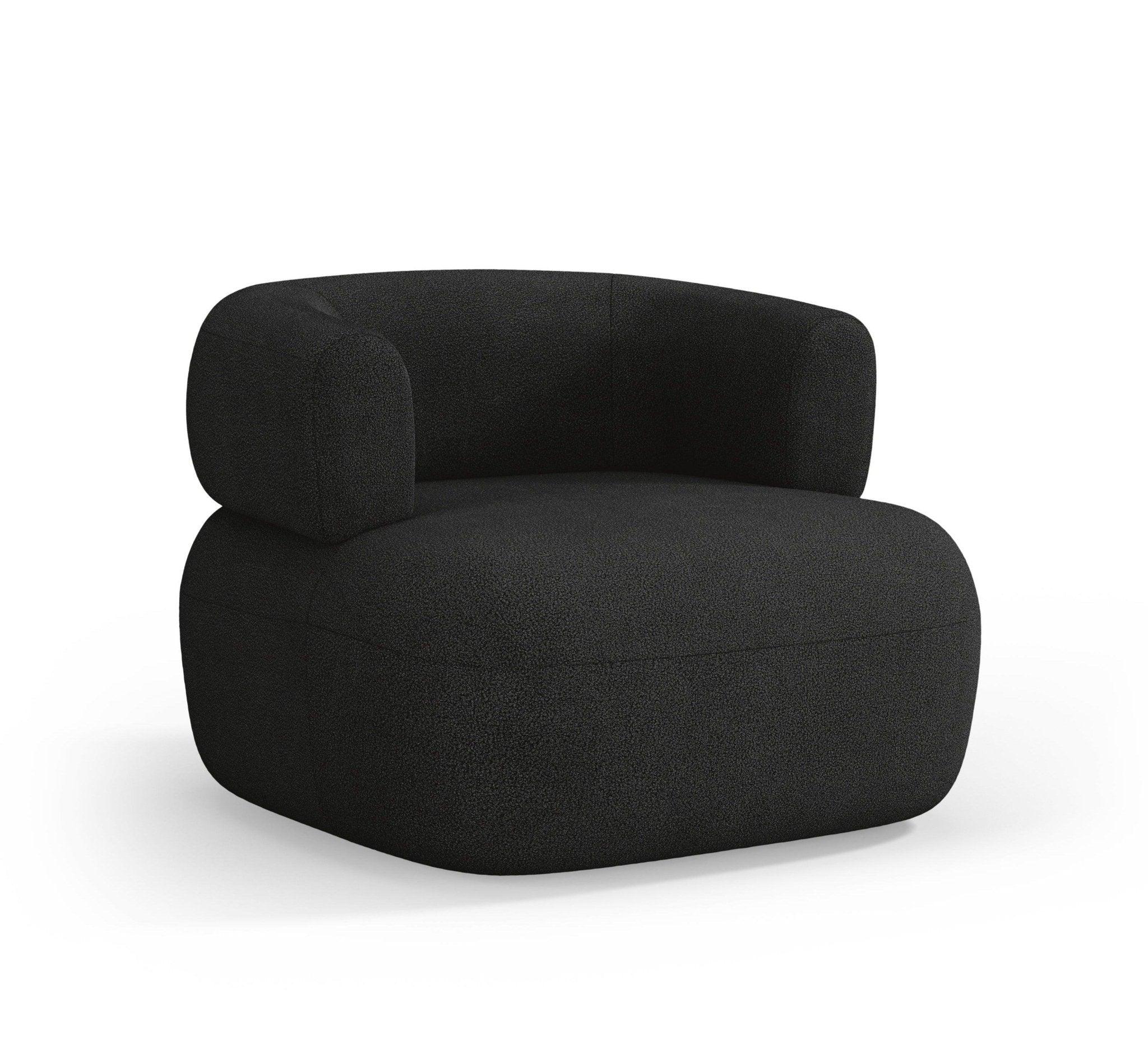 Fotel ALDRIN czarny boucle Windsor & Co    Eye on Design