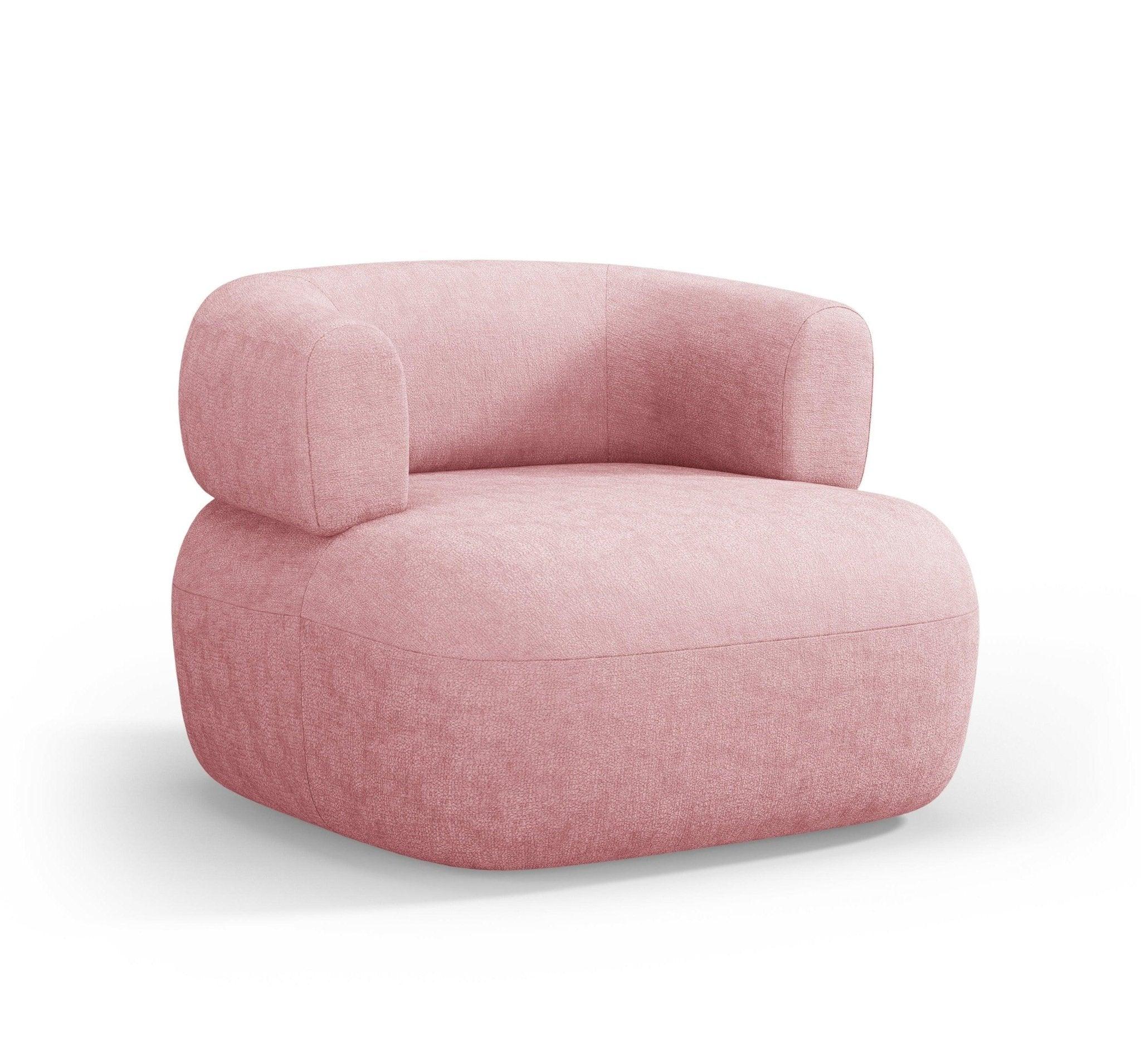 Fotel ALDRIN różowy szenil Windsor & Co    Eye on Design