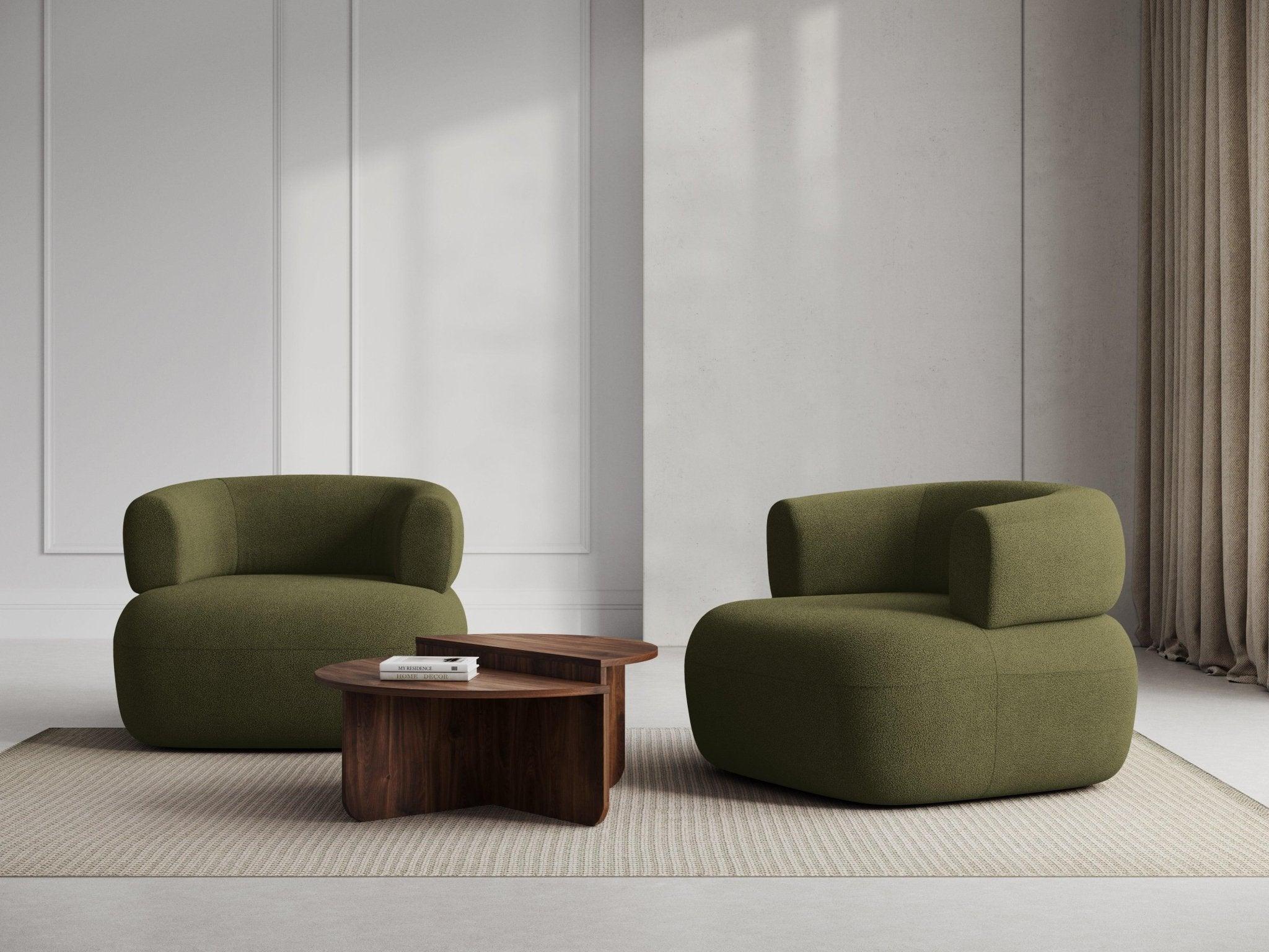 Fotel ALDRIN zielony boucle Windsor & Co    Eye on Design