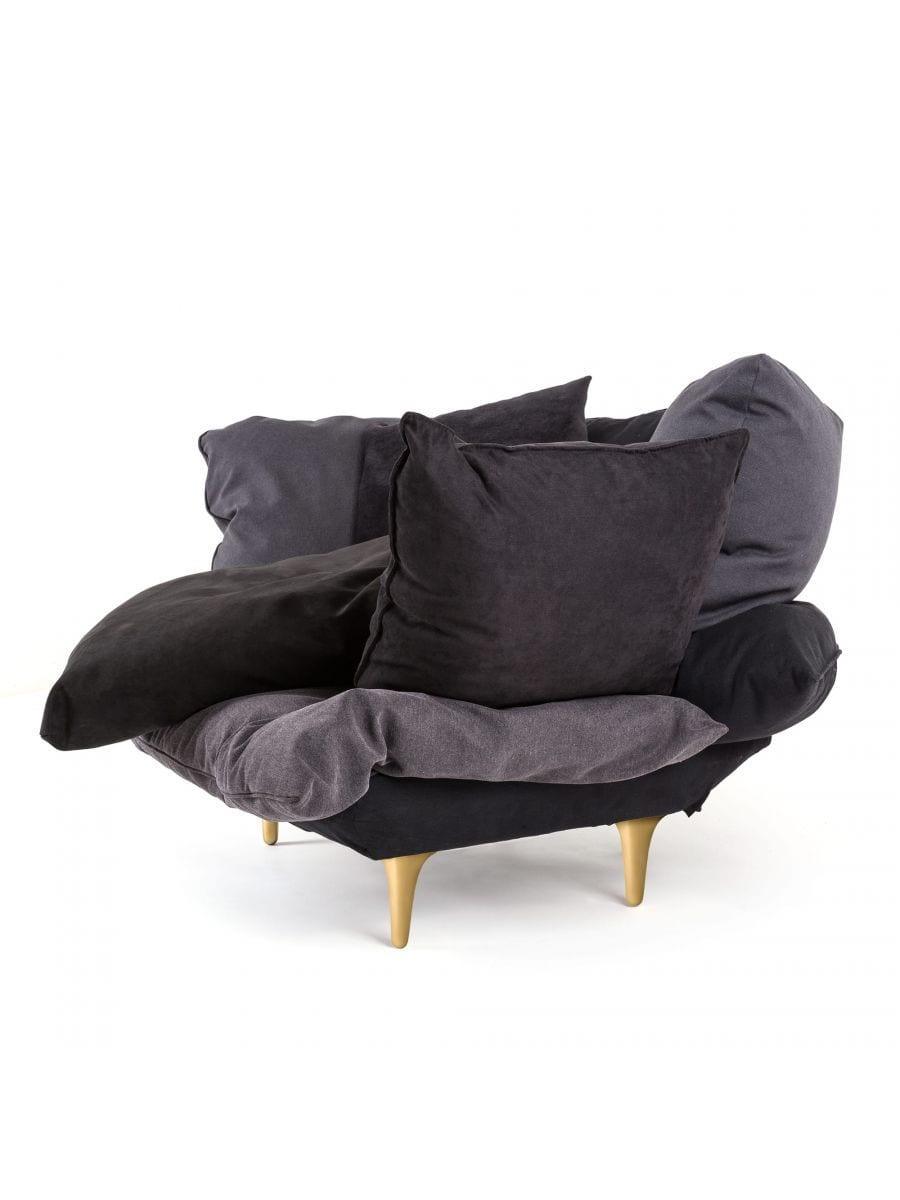 Fotel COMFY czarny Seletti    Eye on Design