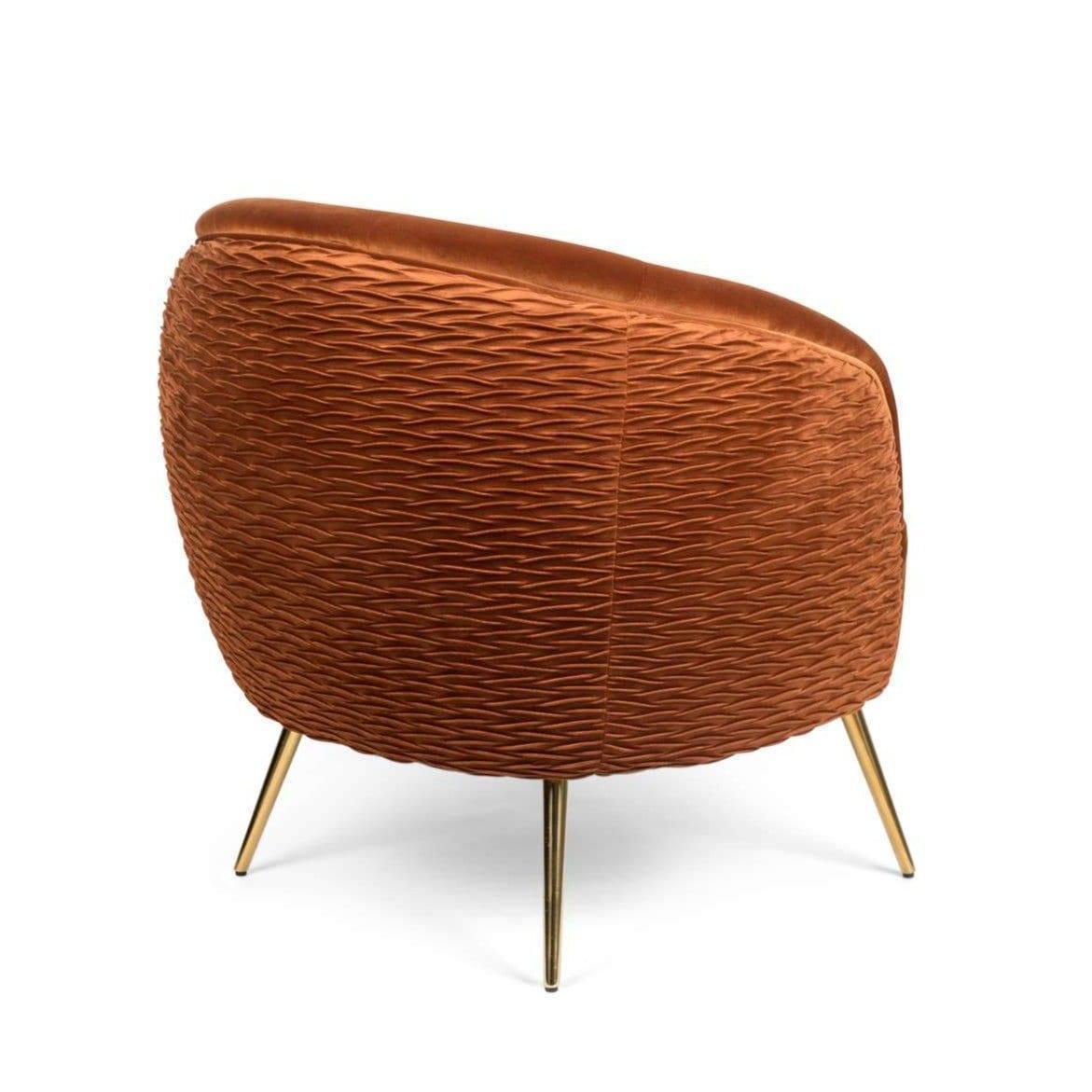 Fotel lounge SO CURVEY miedziany Bold Monkey    Eye on Design