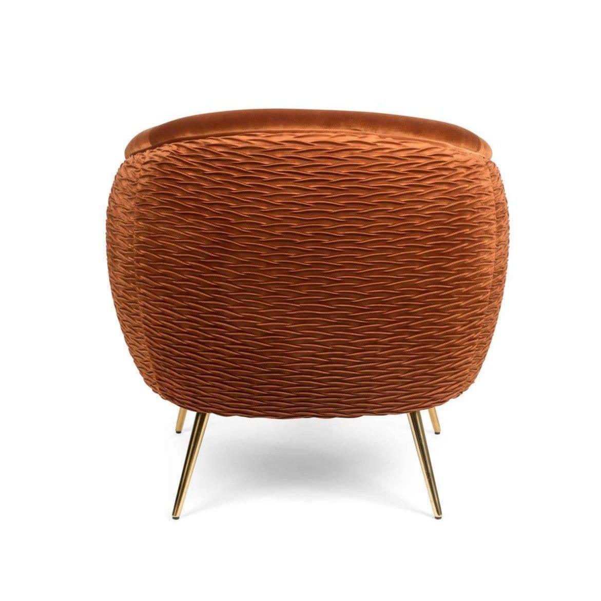 Fotel lounge SO CURVEY miedziany Bold Monkey    Eye on Design