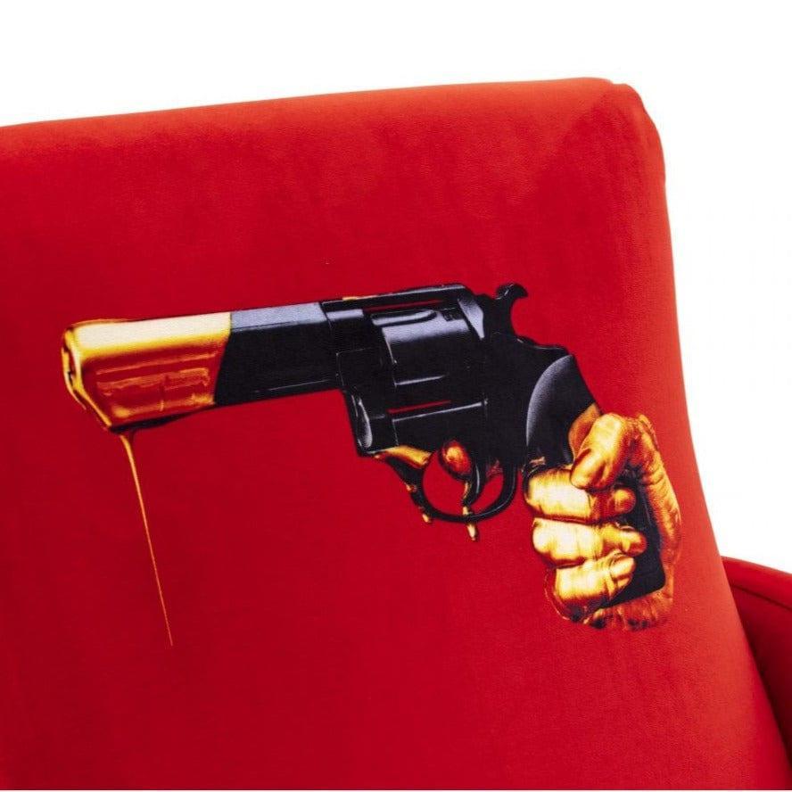 Fotel REVOLVER czerwony Seletti    Eye on Design