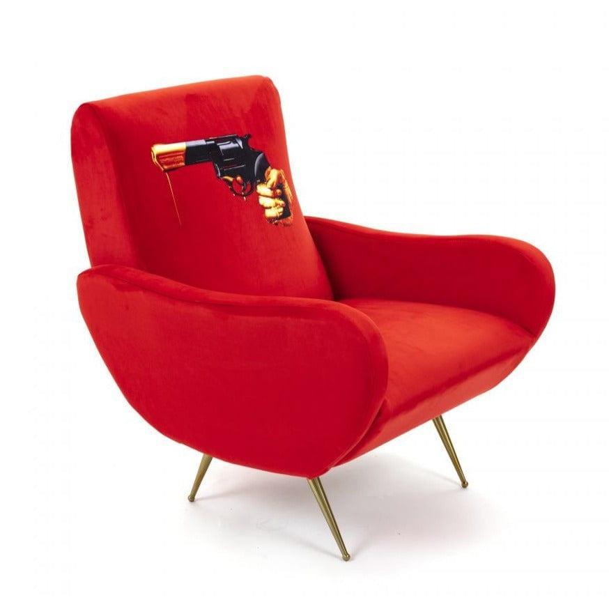 Fotel REVOLVER czerwony Seletti    Eye on Design