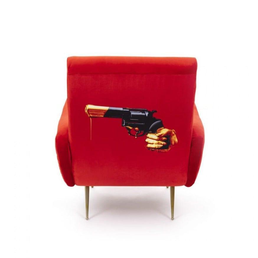 Fotel REVOLVER czerwony Seletti    Eye on Design