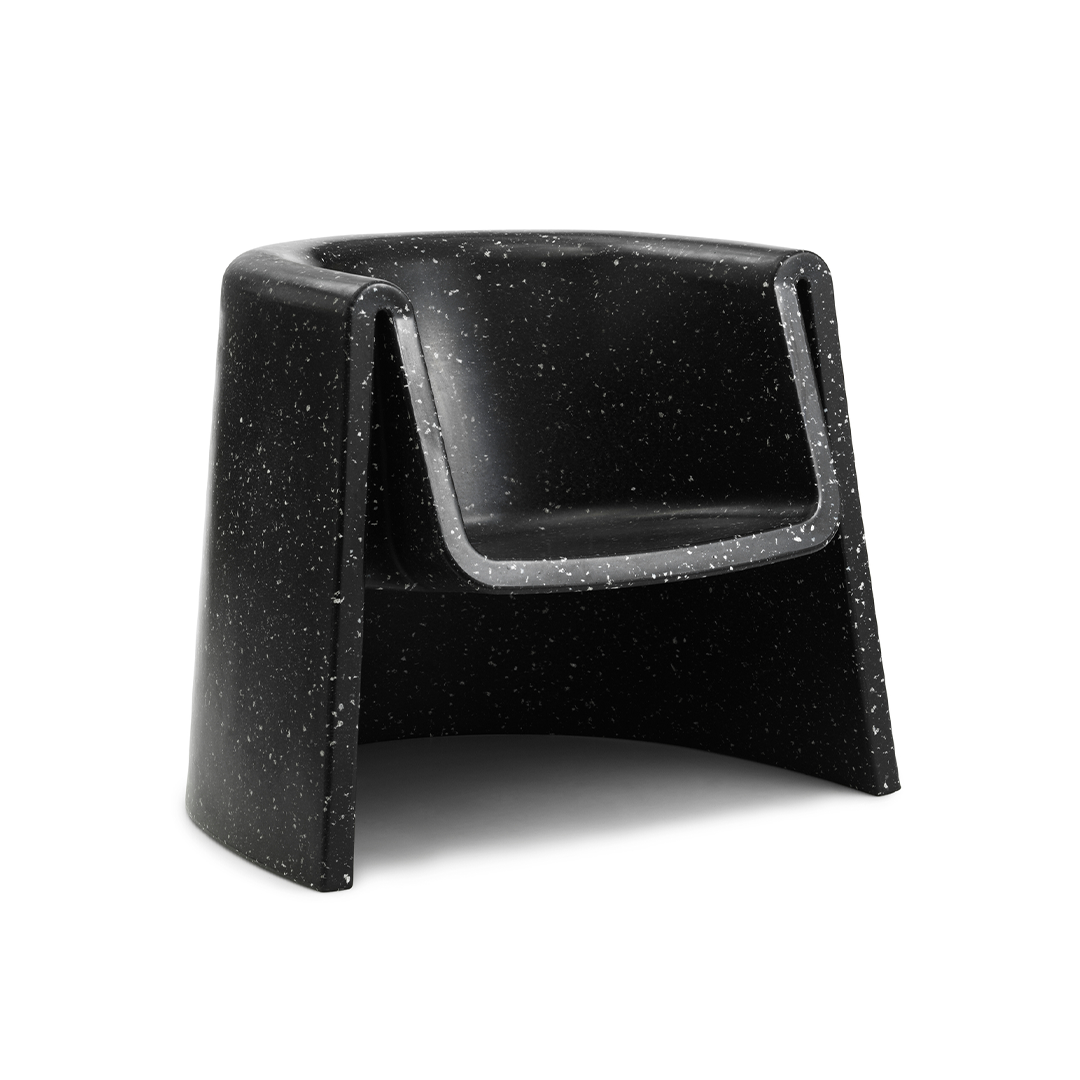 Black bit armchair