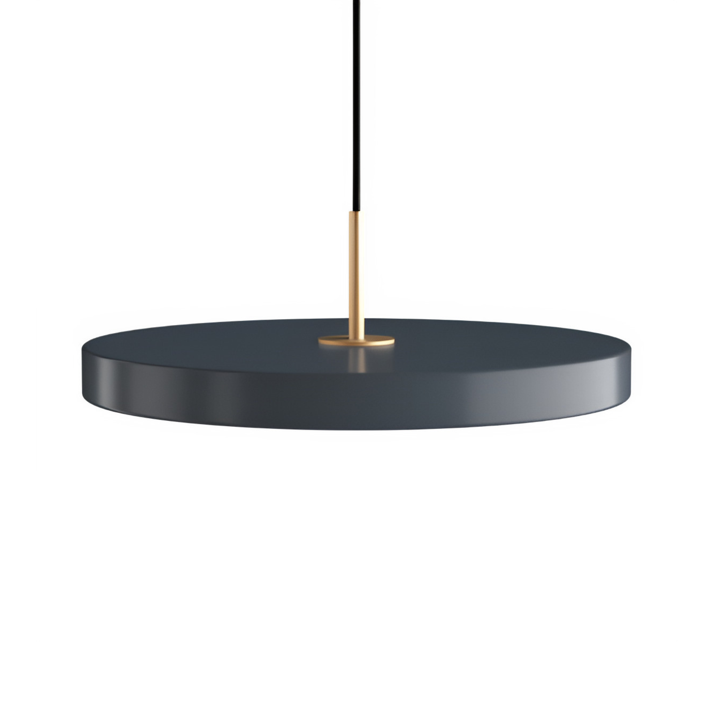 Lampa wisząca ASTERIA PLUS antracytowy ze złotą wstawką