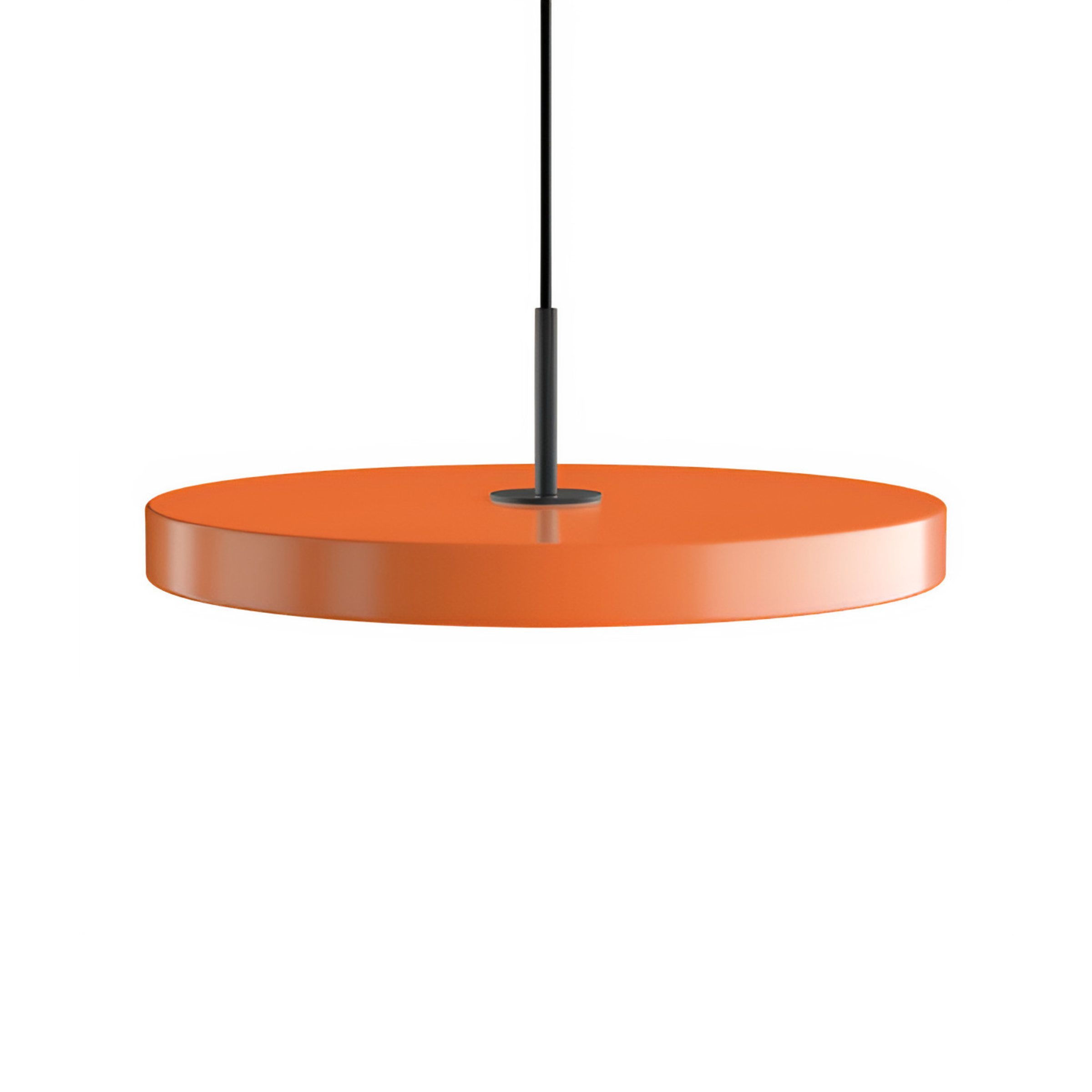 Lampa wisząca ASTERIA PLUS pomarańczowy z czarną wstawką