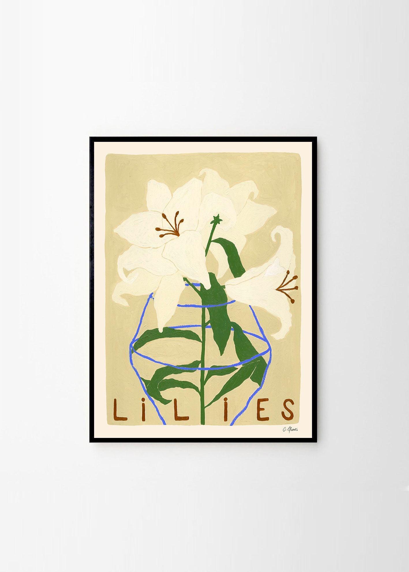 Grafika artystyczna LILIES The Poster Club    Eye on Design