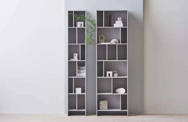 House bookcase white veneer