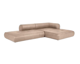 Leder-Ecksofas