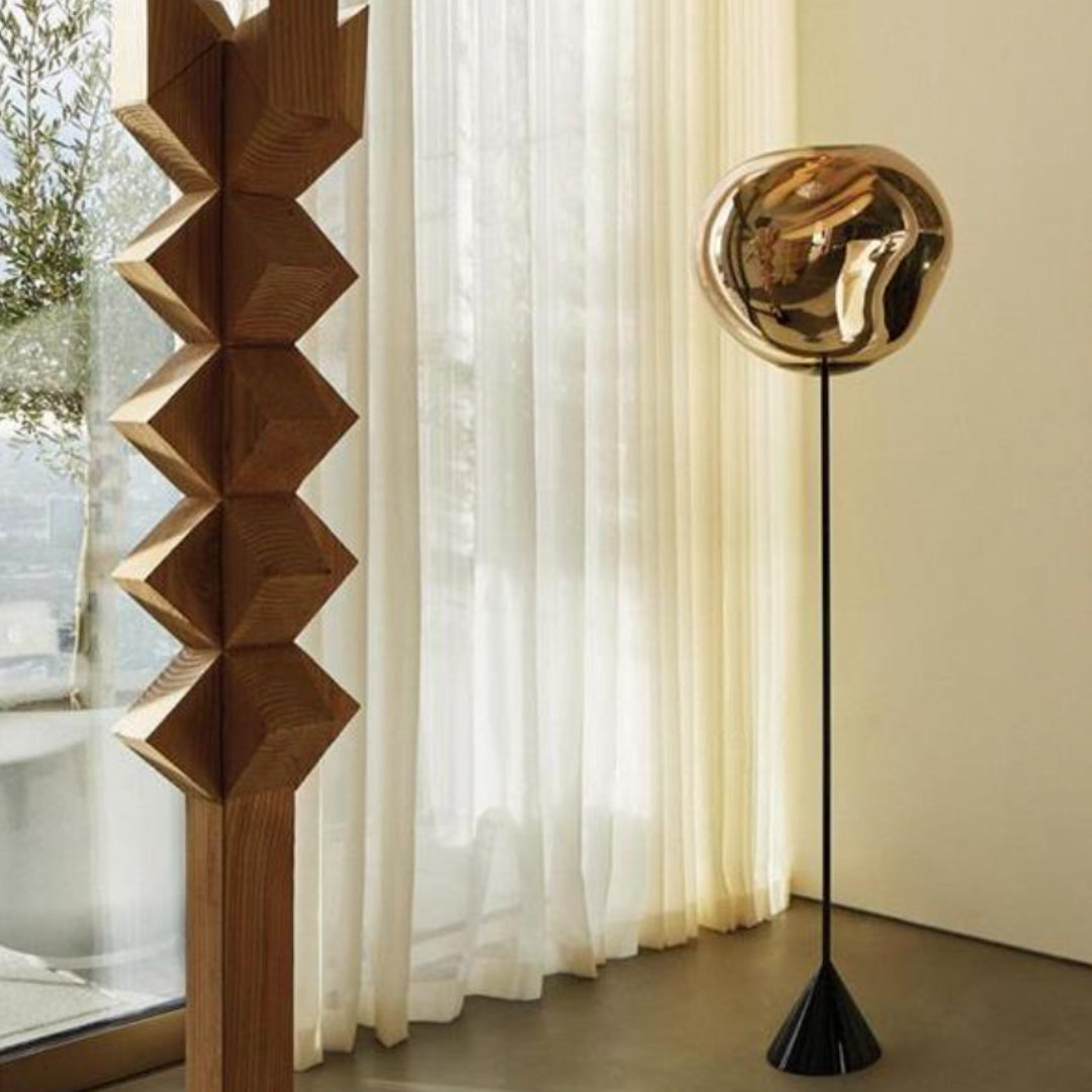 Melt Slim Copper floor lamp