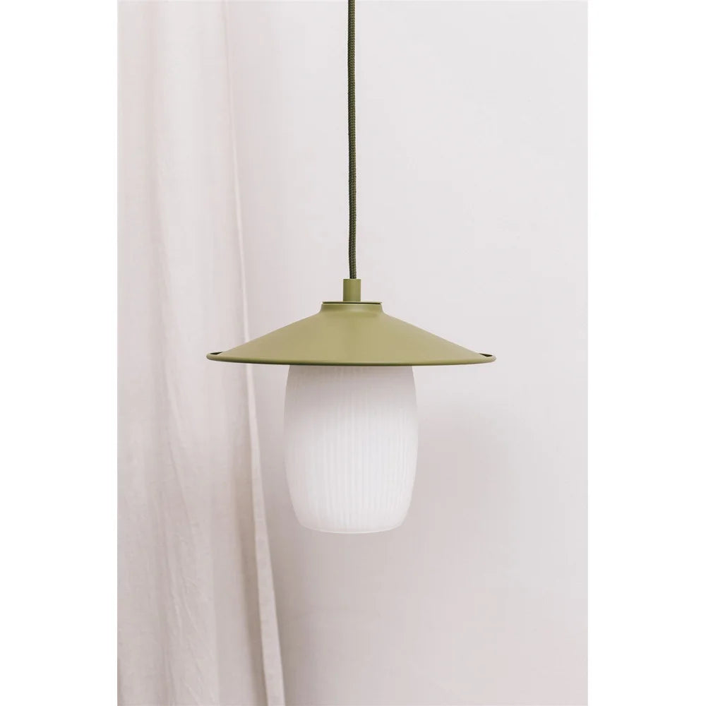 Lampa wisząca JINGU oliwkowy