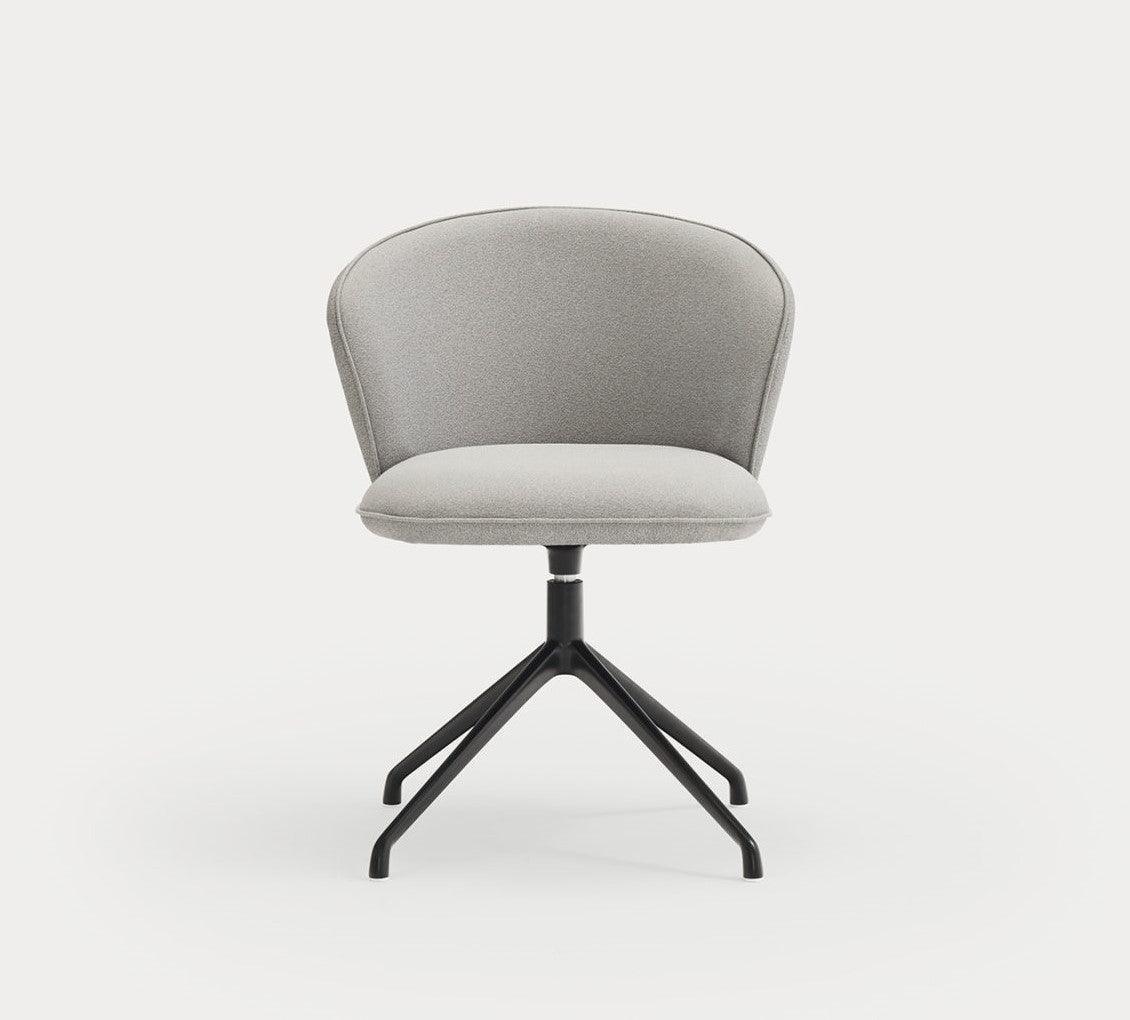 Krzesło ADD szary z czarną podstawą Teulat    Eye on Design