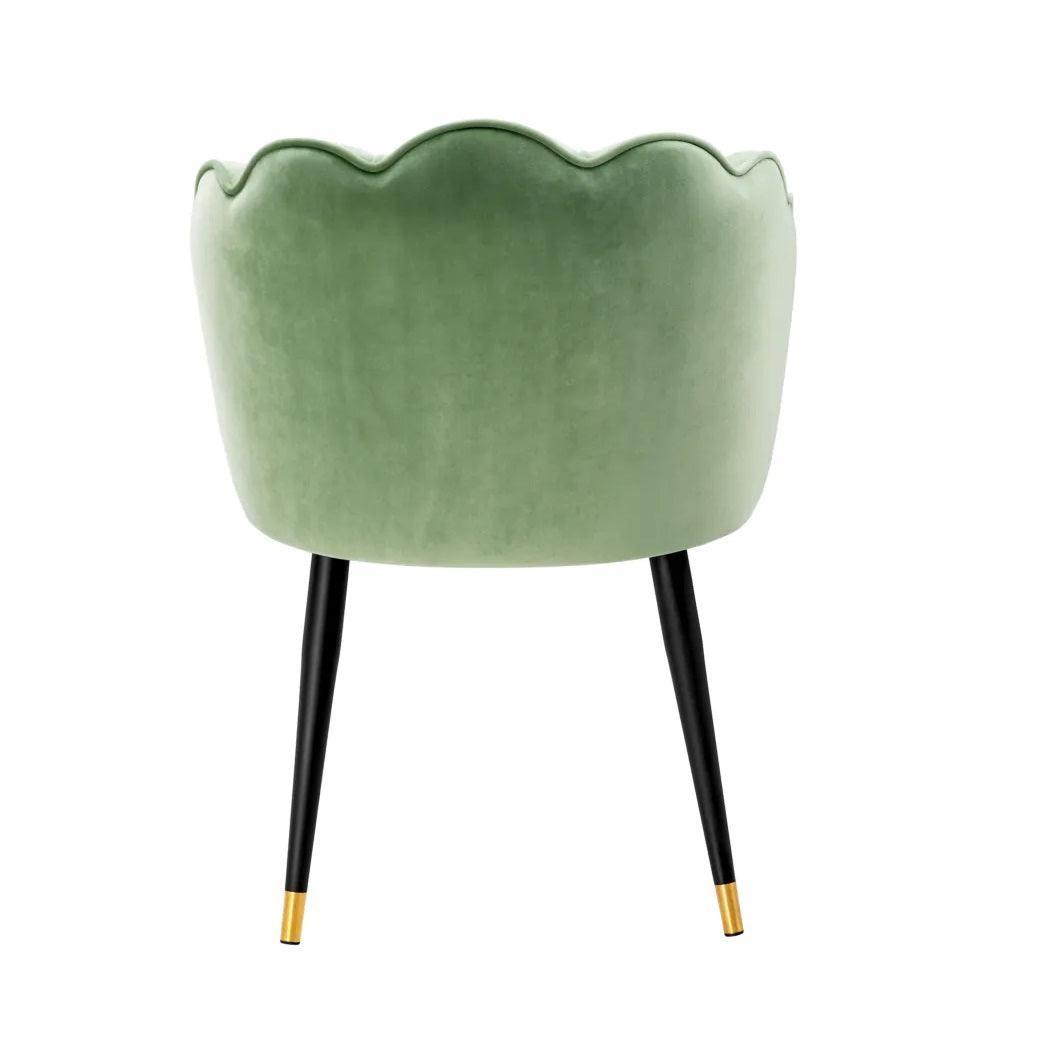 Krzesło aksamitne BRISTOL pistacjowy Eichholtz    Eye on Design