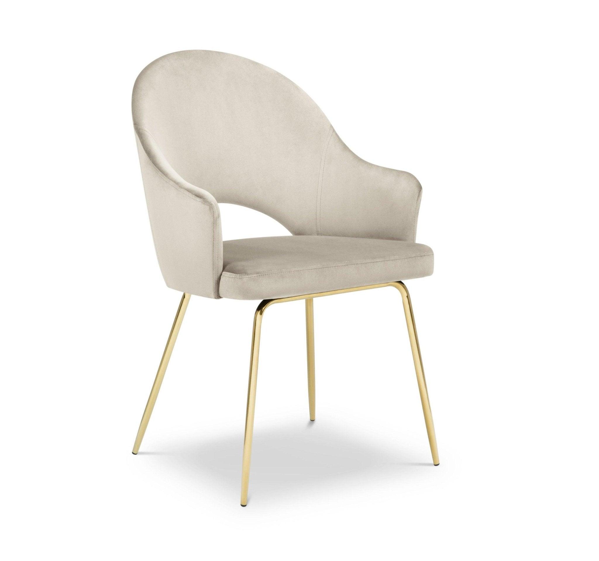 Krzesło aksamitne LYS beżowy CXL by Christian Lacroix    Eye on Design