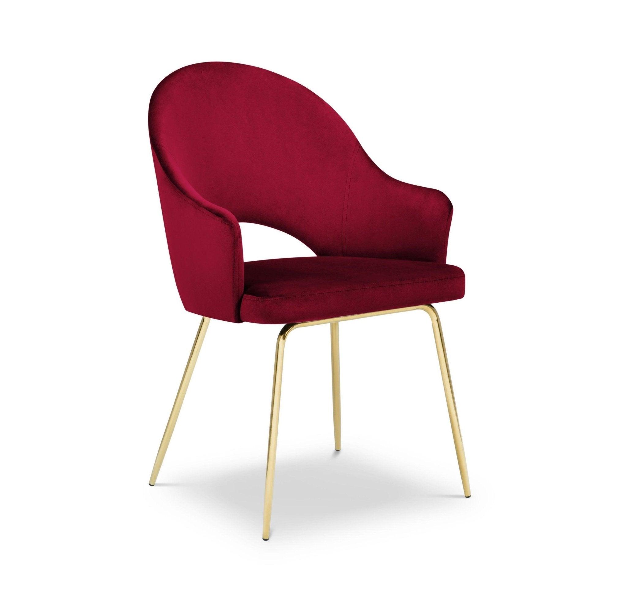 Krzesło aksamitne LYS bordowy CXL by Christian Lacroix    Eye on Design