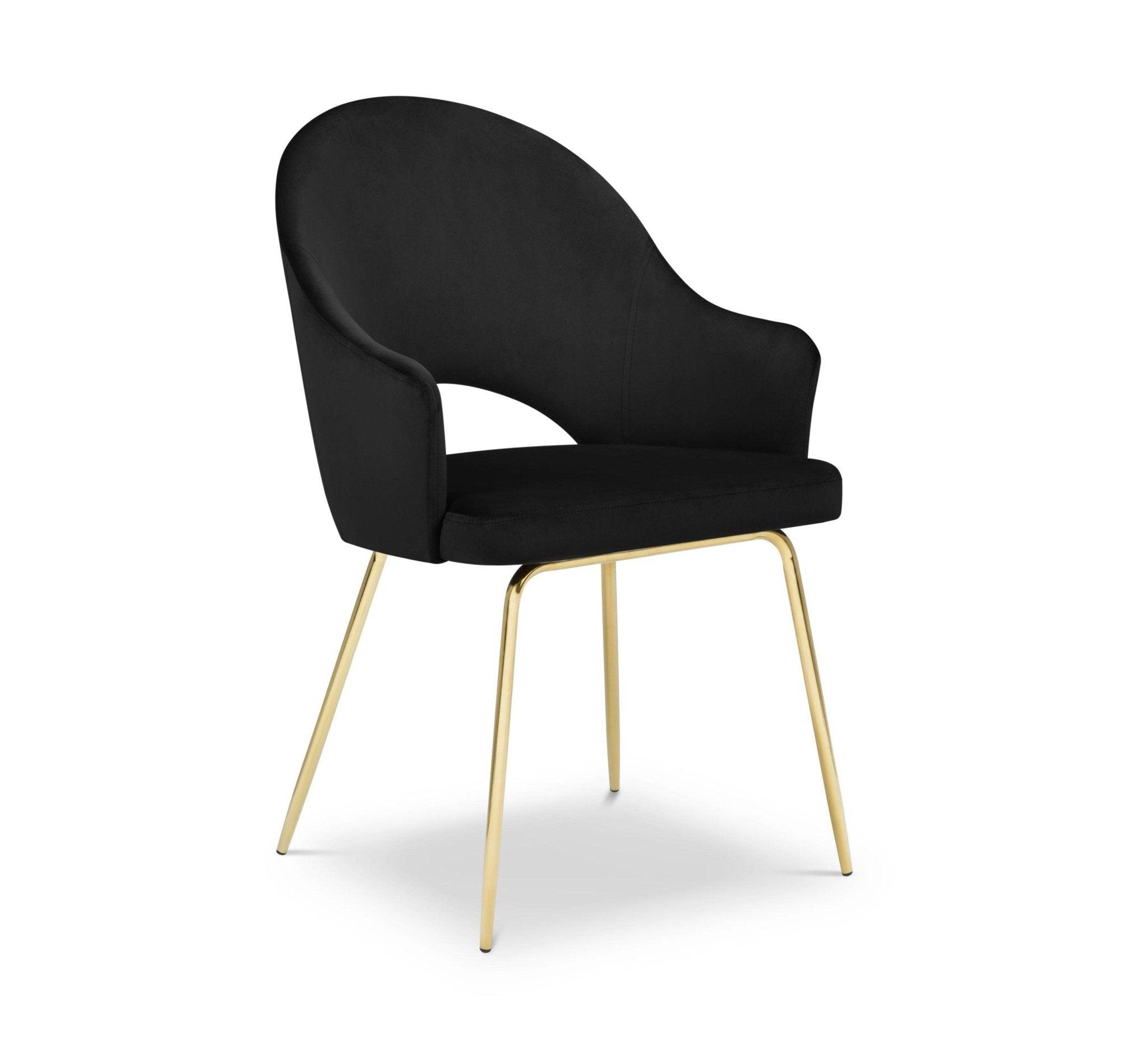 Krzesło aksamitne LYS czarny CXL by Christian Lacroix    Eye on Design