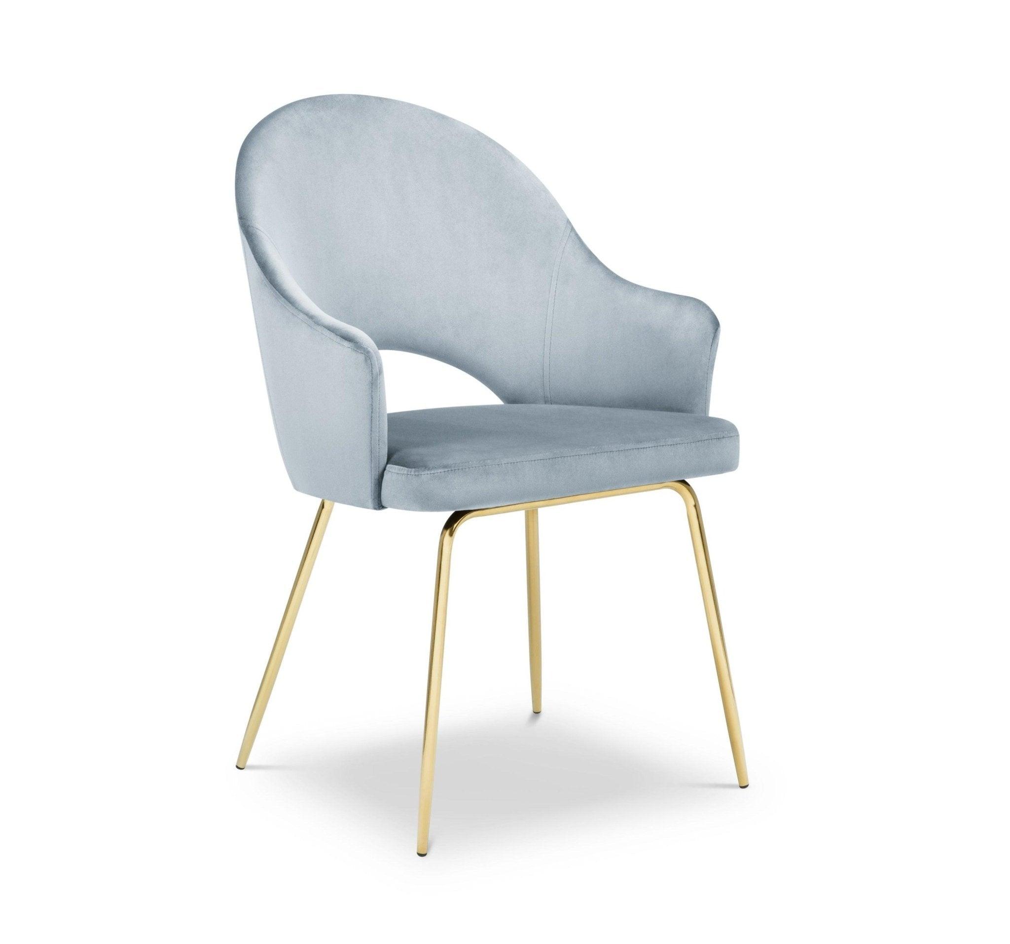 Krzesło aksamitne LYS jasnoniebieski CXL by Christian Lacroix    Eye on Design