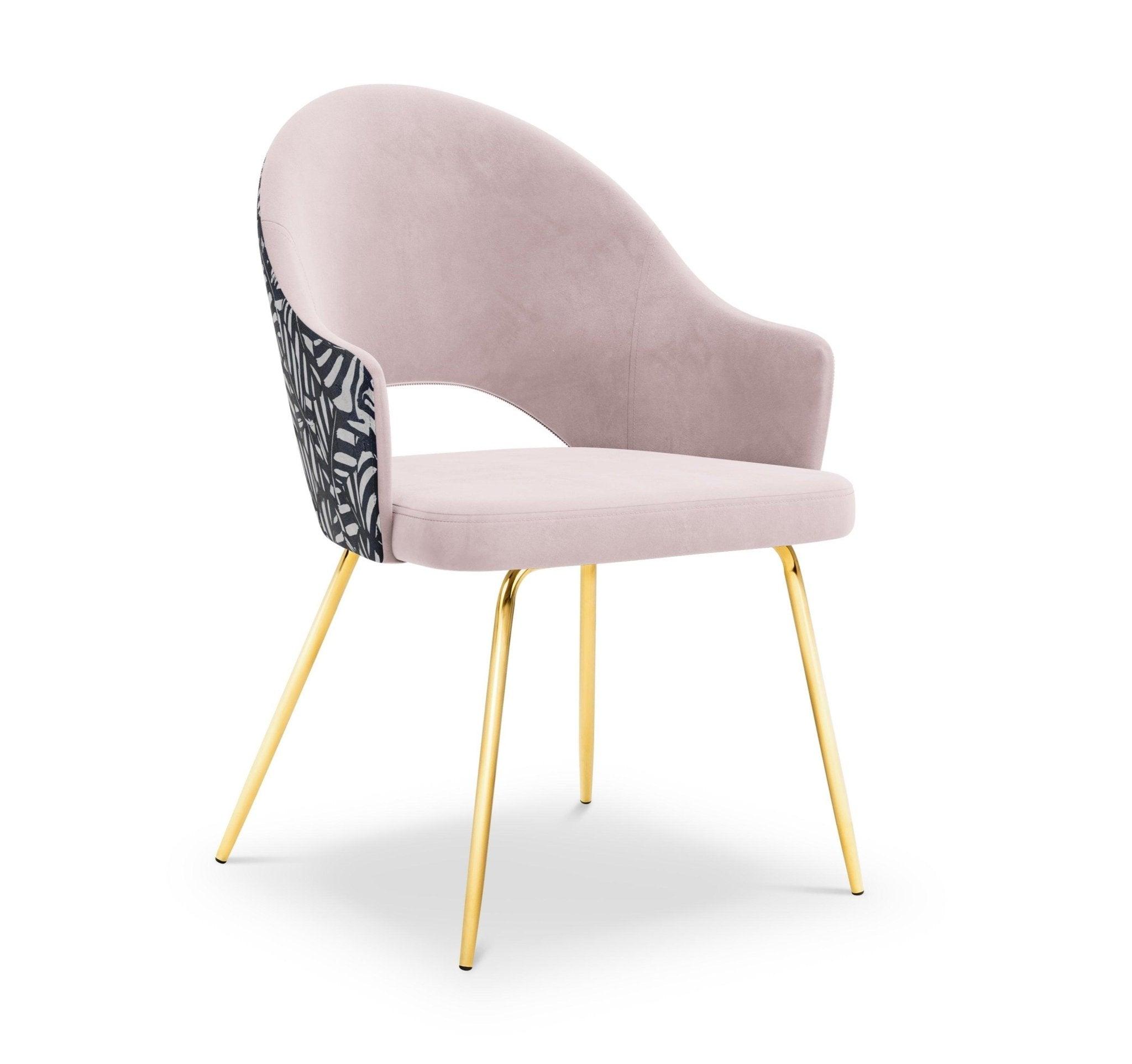 Krzesło aksamitne LYS lawendowy z botanicznym wzorem CXL by Christian Lacroix    Eye on Design