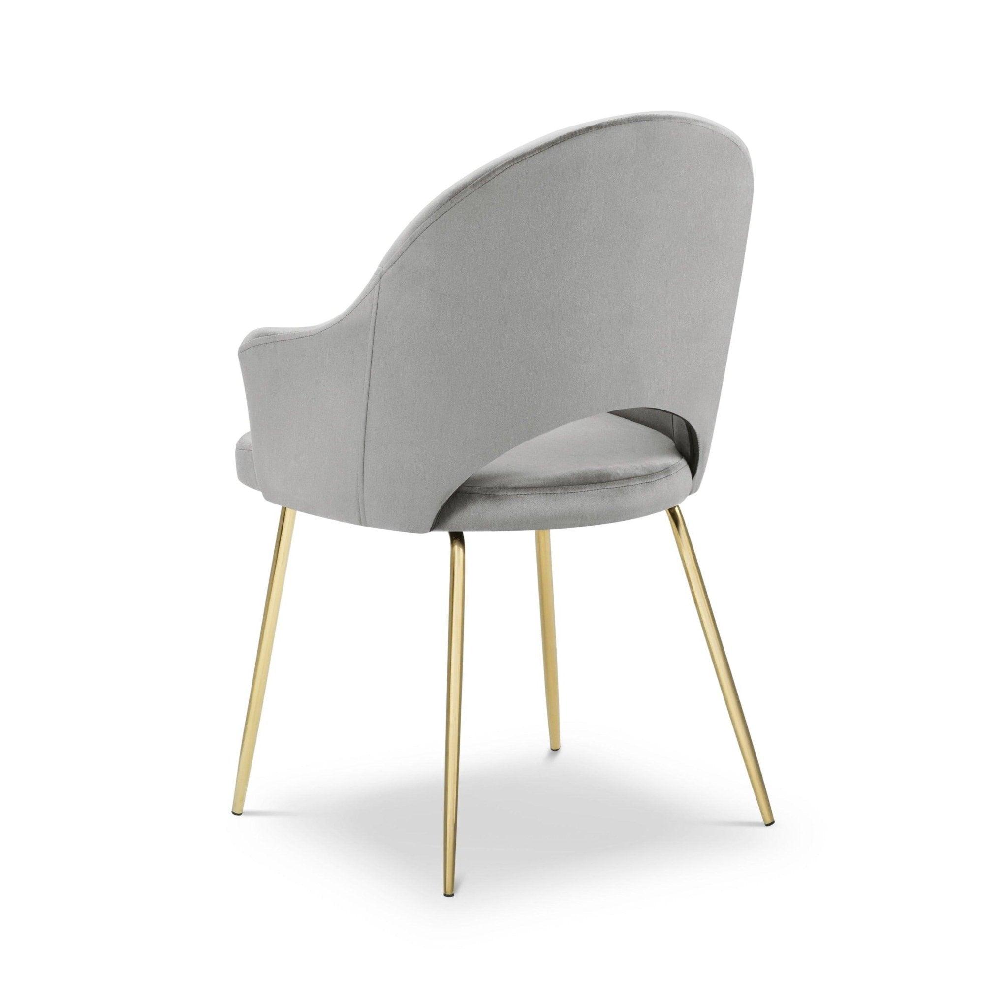 Krzesło aksamitne LYS szary CXL by Christian Lacroix    Eye on Design