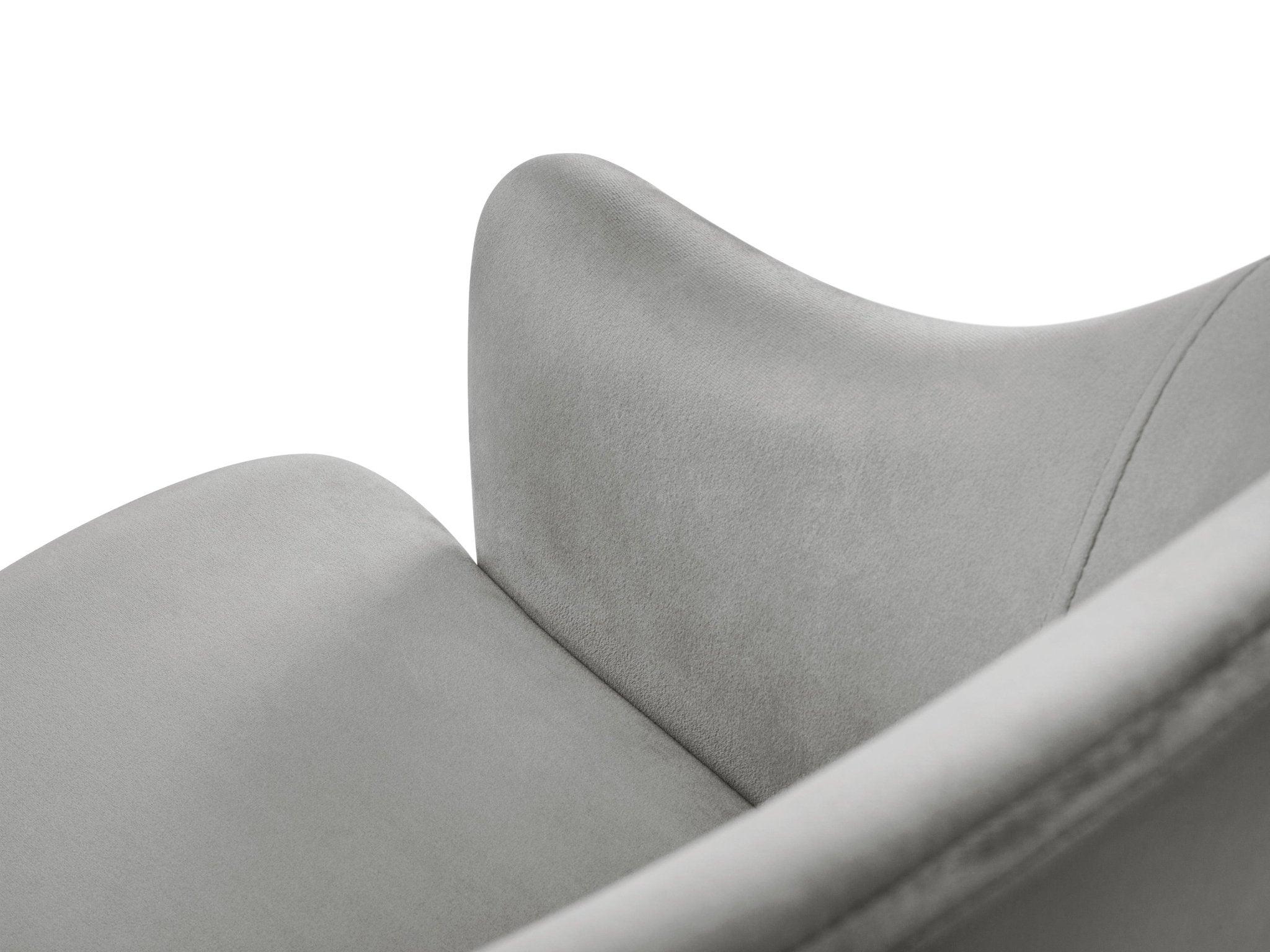 Krzesło aksamitne LYS szary CXL by Christian Lacroix    Eye on Design