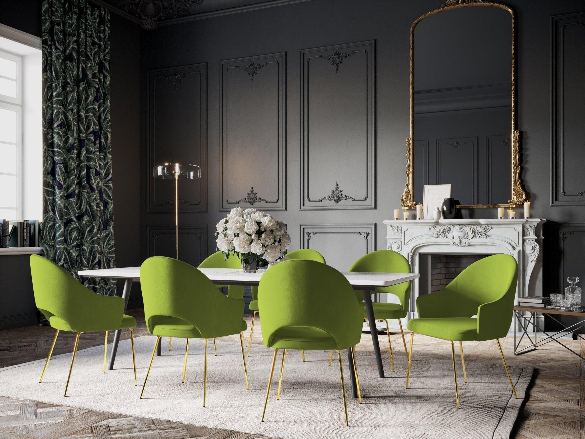 Krzesło aksamitne LYS zielony CXL by Christian Lacroix    Eye on Design