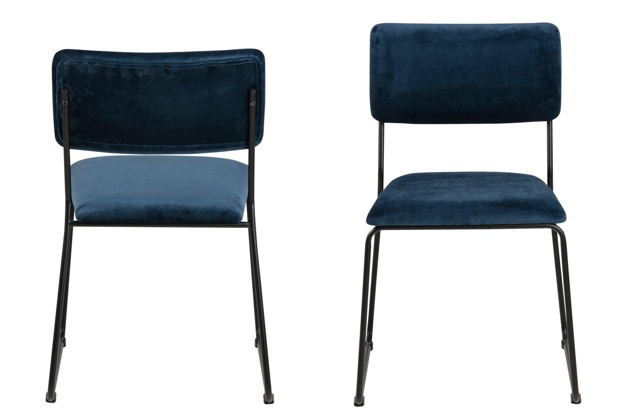 Krzesło ALDA granatowy Home Essentials    Eye on Design
