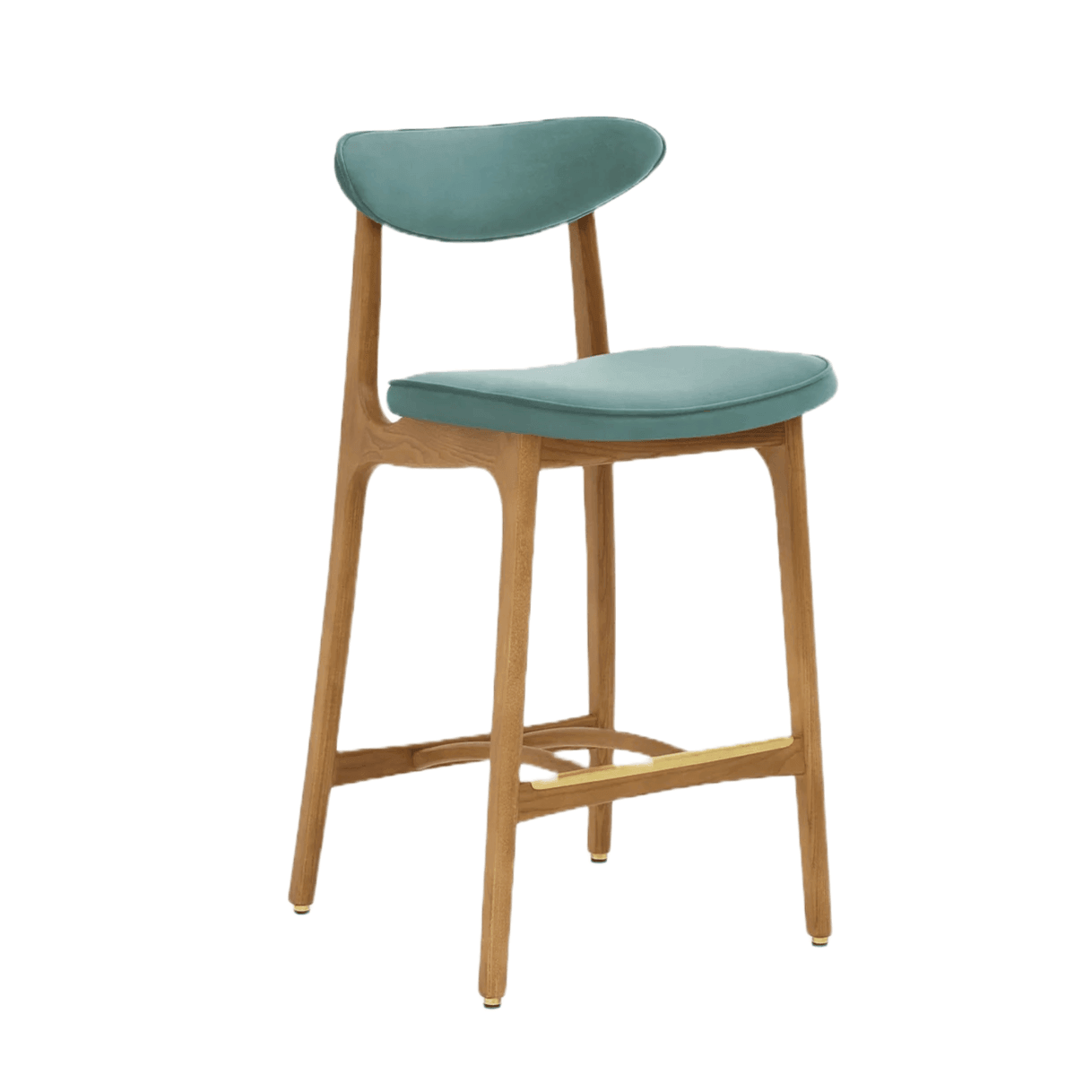 Krzesło barowe 200-190 miętowy w tkaninie Velvet Mint 366 concept    Eye on Design