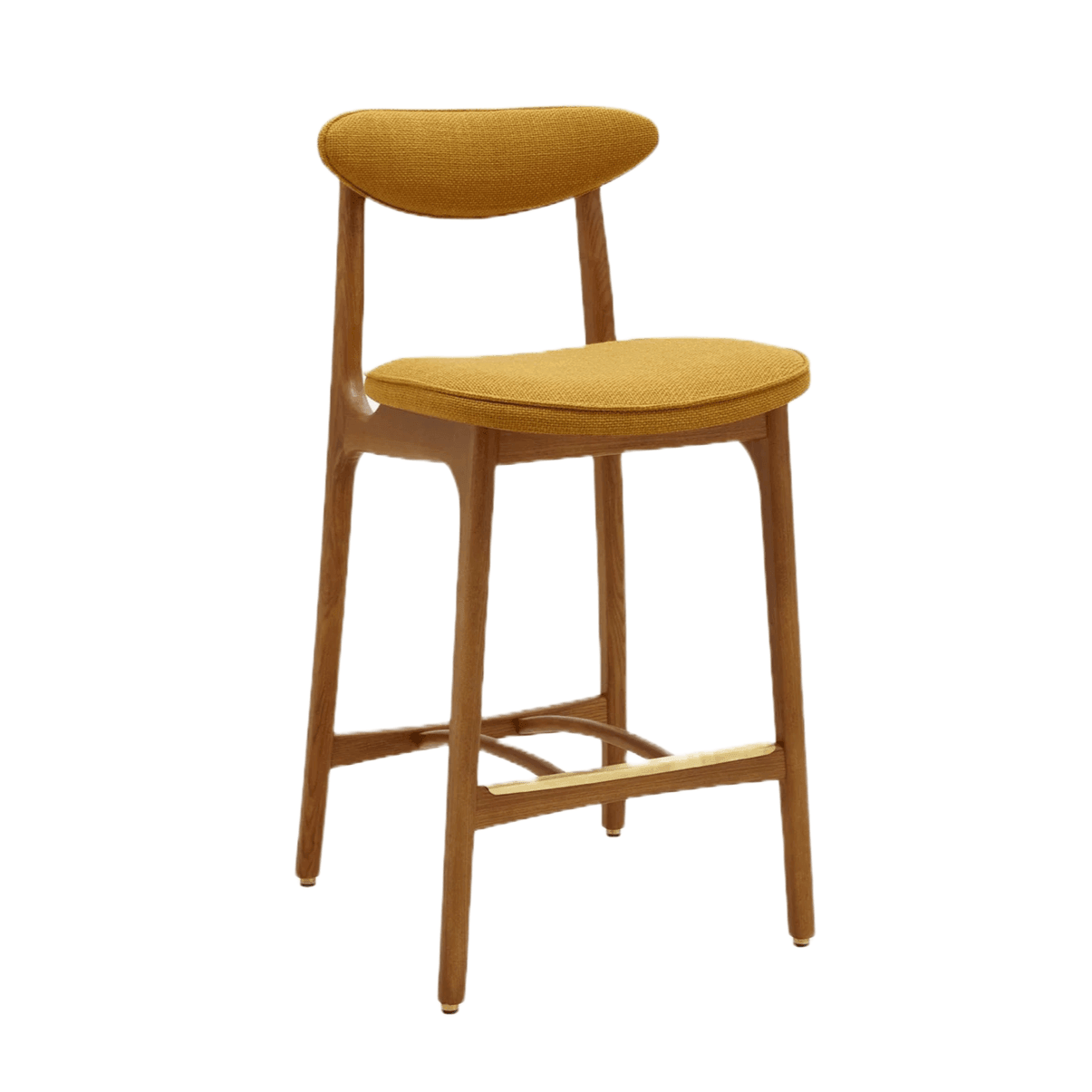 Krzesło barowe 200-190 żółty w tkaninie Coco Mustard 366 concept    Eye on Design