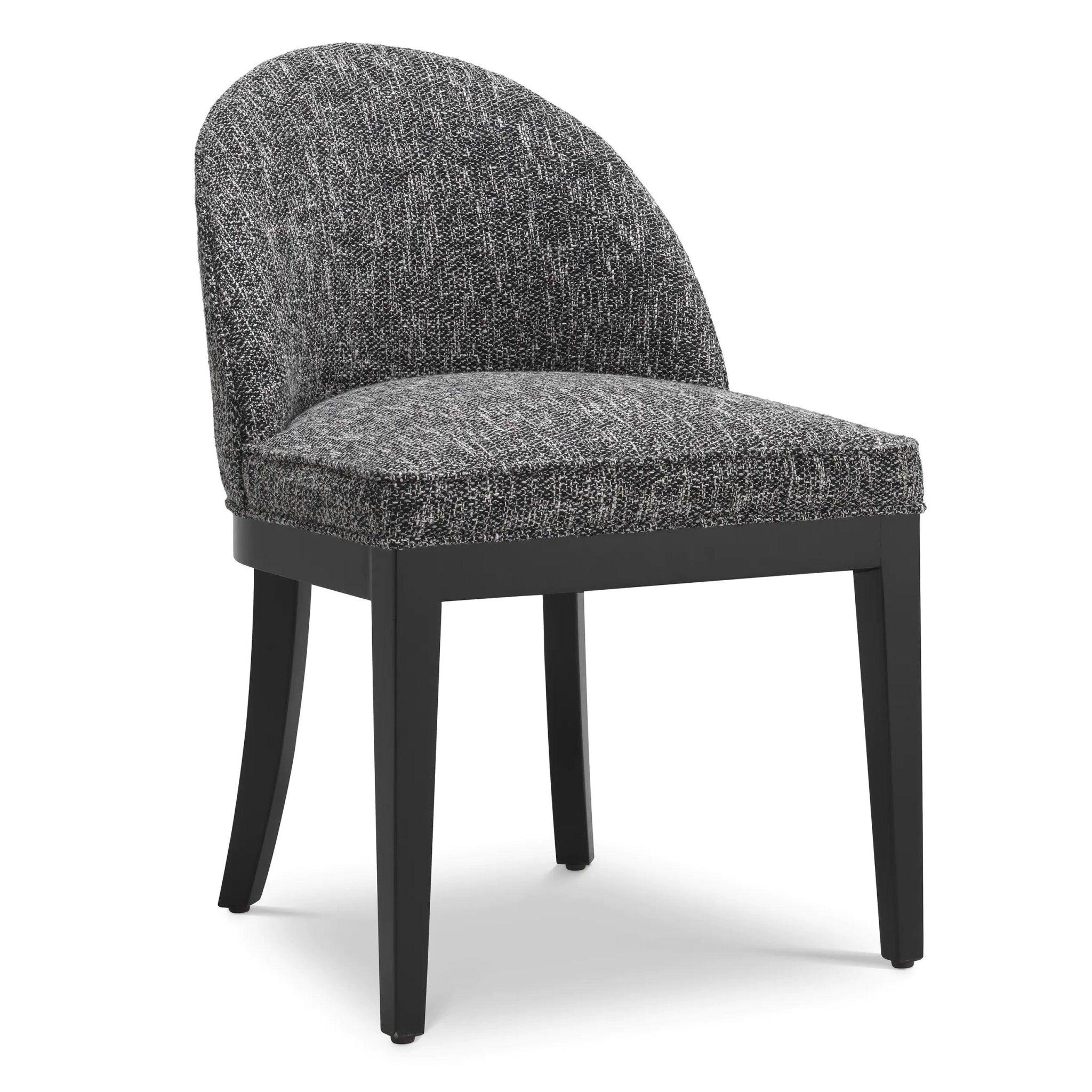 Krzesło FALLON czarny melanż Eichholtz    Eye on Design