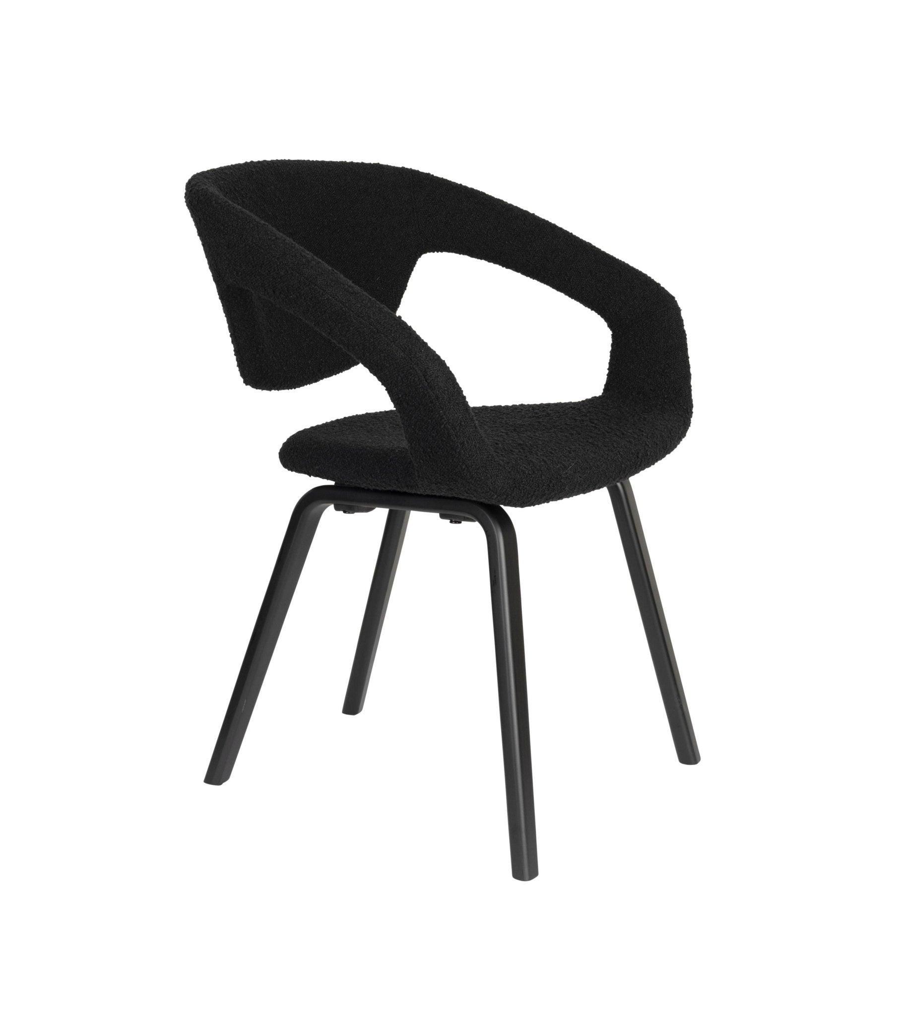 Krzesło FLEXBACK czarny Zuiver    Eye on Design
