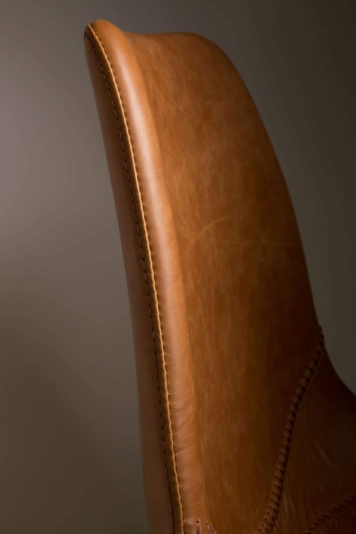 Krzesło FRANKY ekoskóra brązowy Dutchbone    Eye on Design