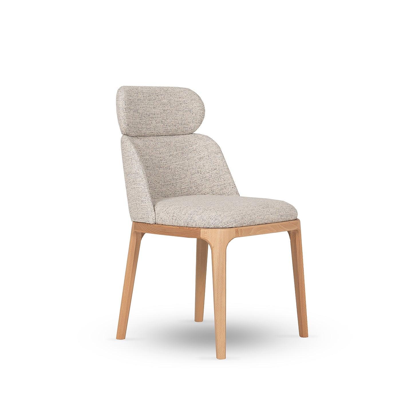 Krzesło MUST I tapicerowane z drewnianą podstawą Nobonobo    Eye on Design