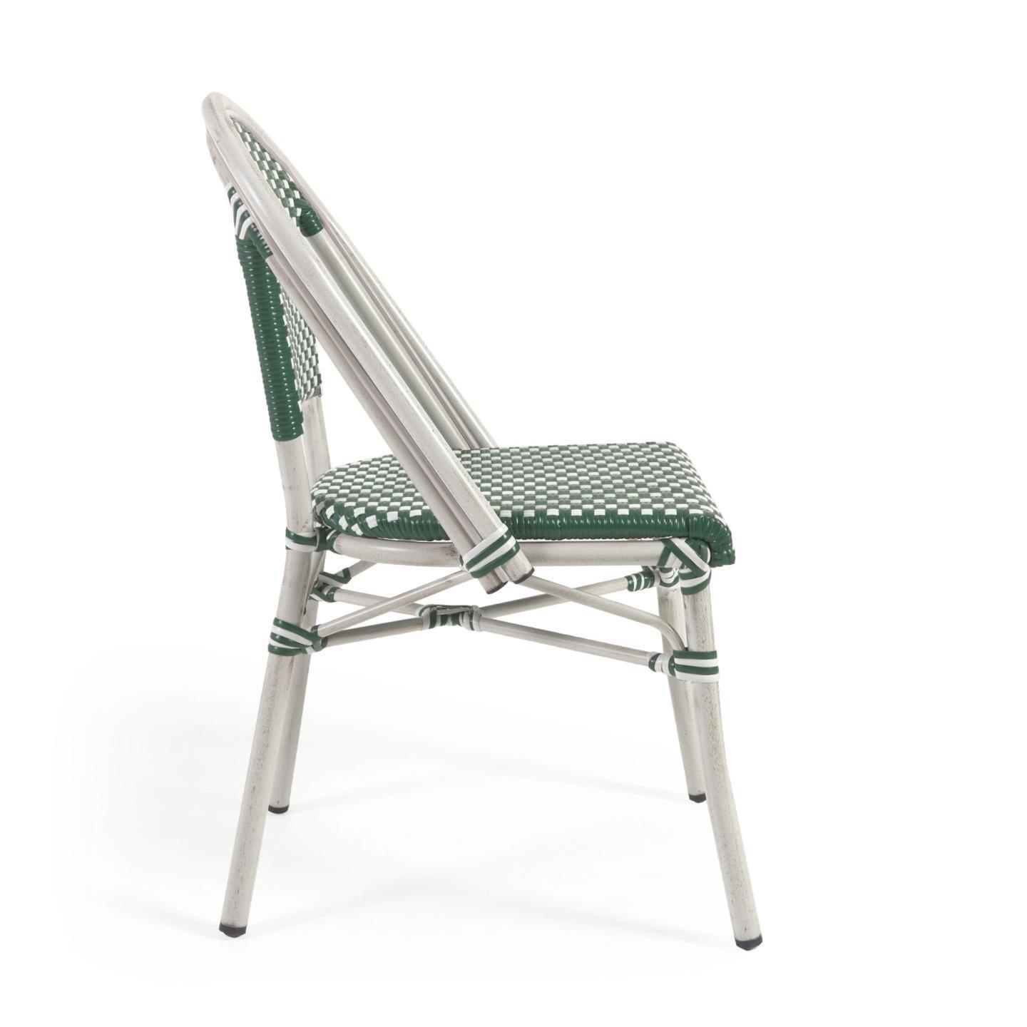 Krzesło ogrodowe MARILYN zielono-biały La Forma    Eye on Design