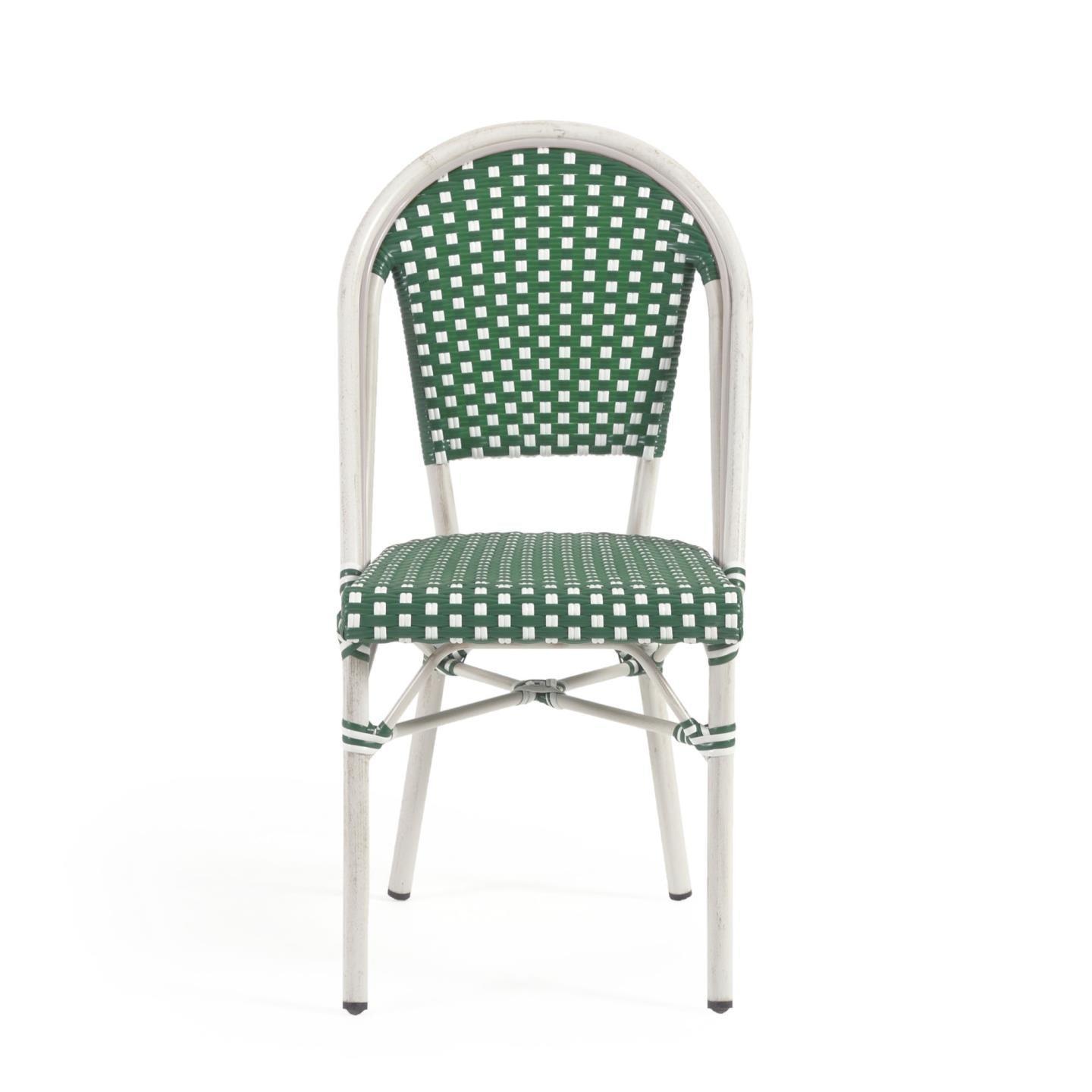 Krzesło ogrodowe MARILYN zielono-biały La Forma    Eye on Design