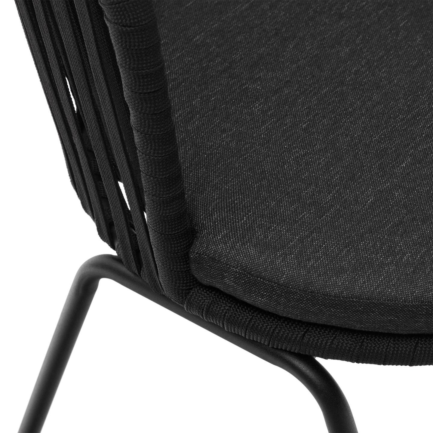 Krzesło ogrodowe SACONCA czarny La Forma    Eye on Design