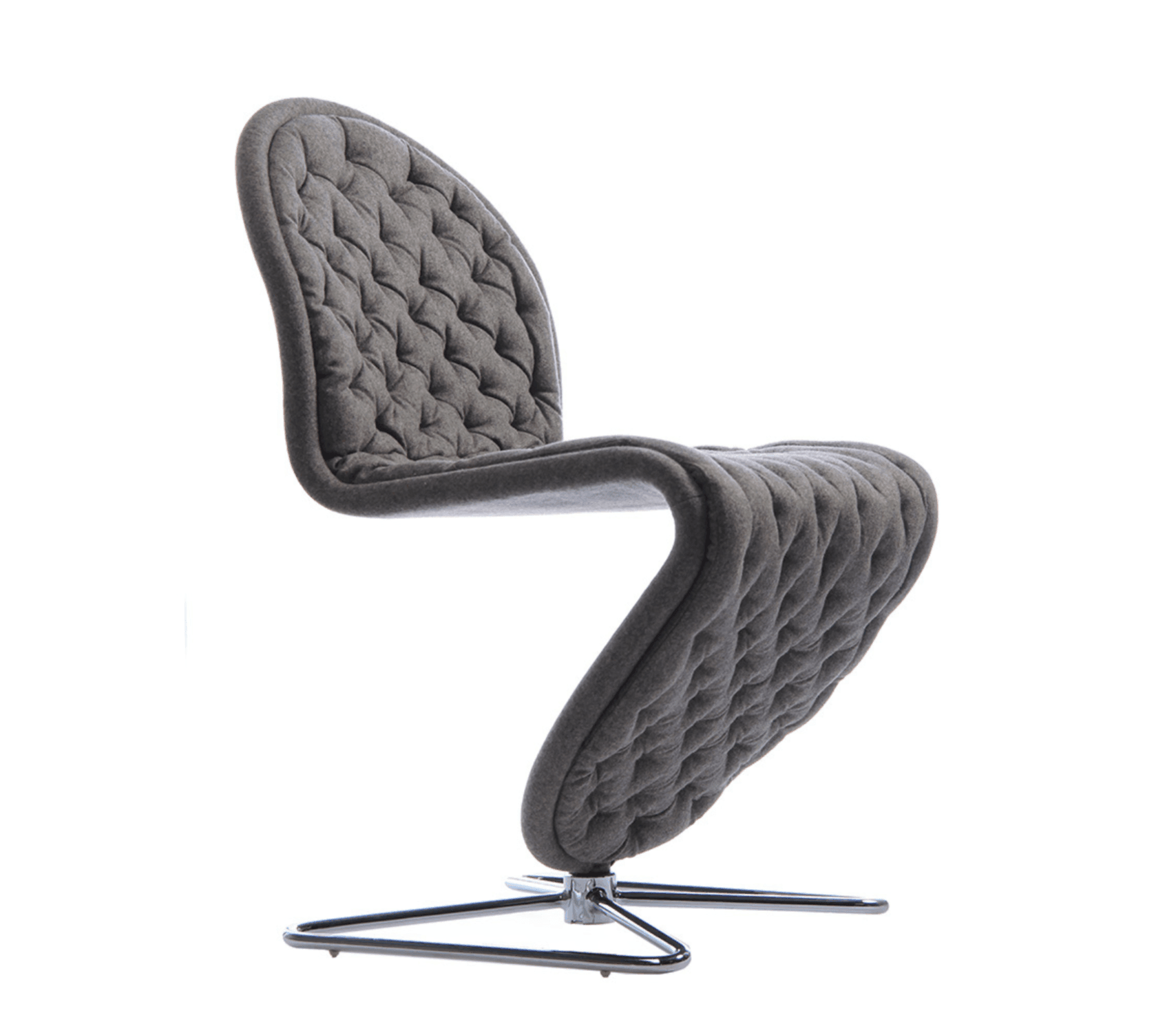 Krzesło SYSTEM 1-2-3 DELUXE z motylkową podstawą Verpan    Eye on Design