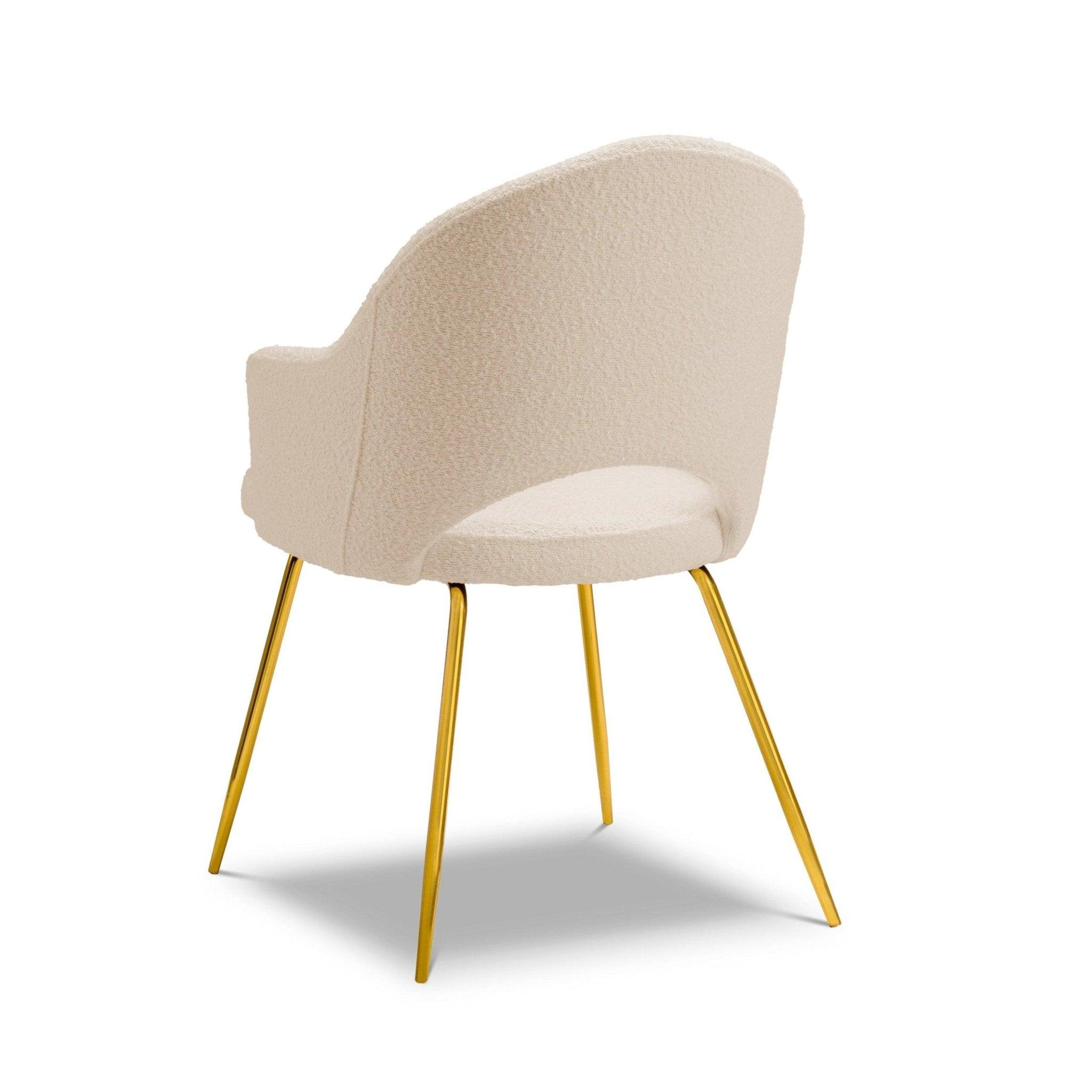 Krzesło w tkaninie boucle LYS beżowy CXL by Christian Lacroix    Eye on Design