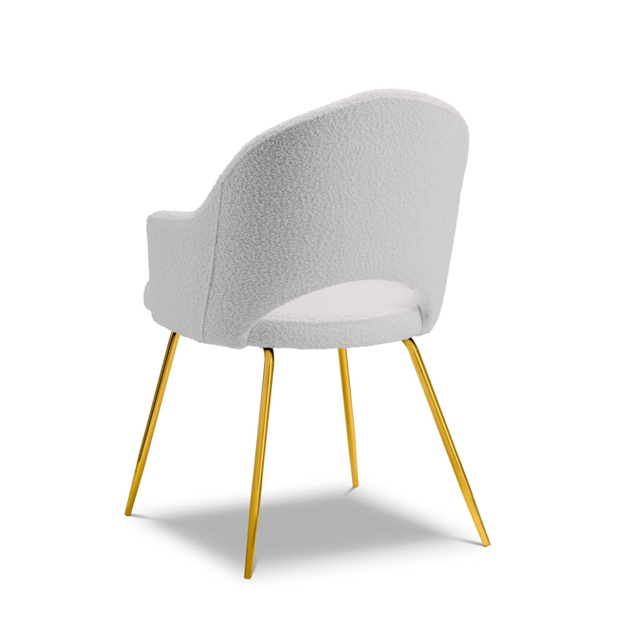 Krzesło w tkaninie boucle LYS jasnoszary CXL by Christian Lacroix    Eye on Design