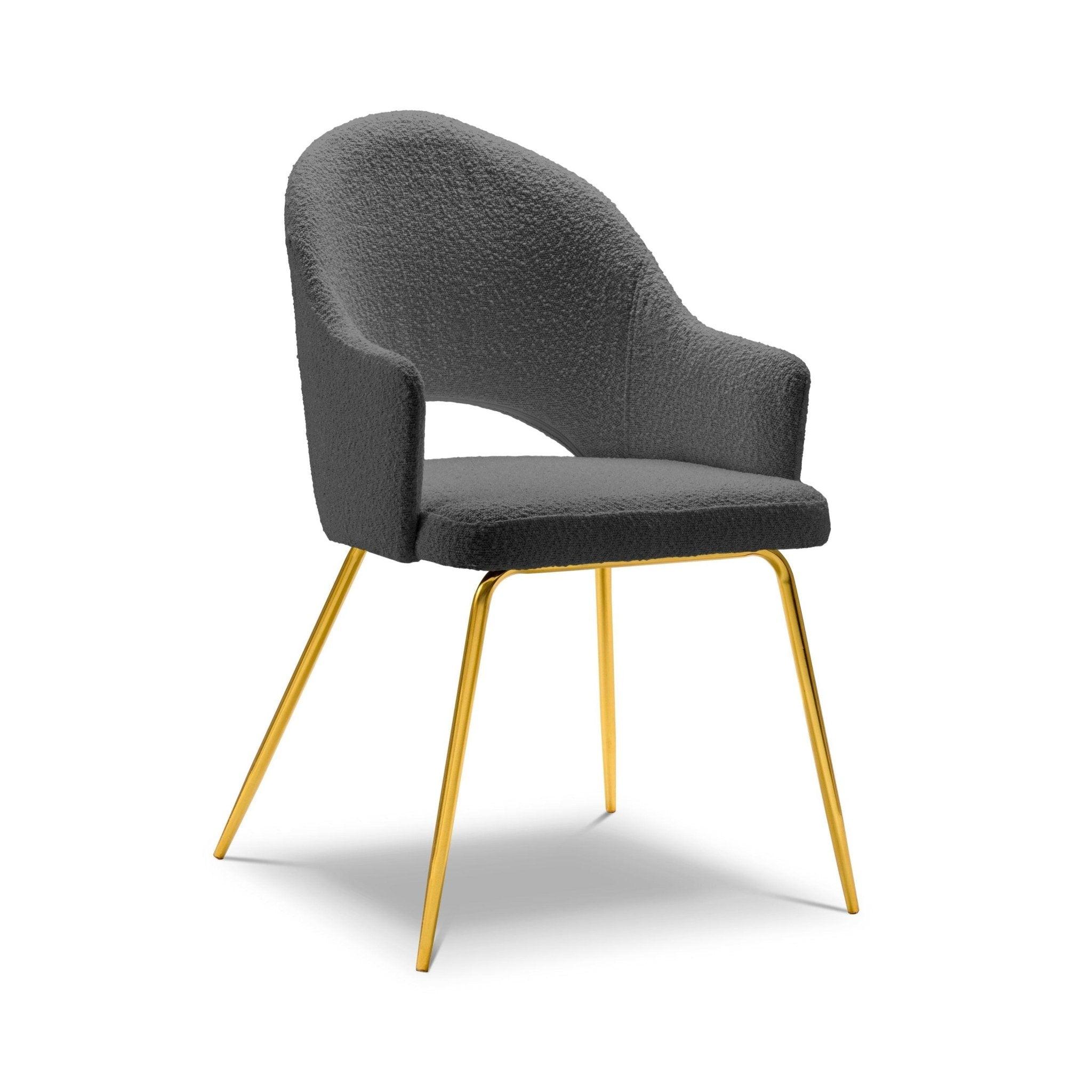 Krzesło w tkaninie boucle LYS szary CXL by Christian Lacroix    Eye on Design