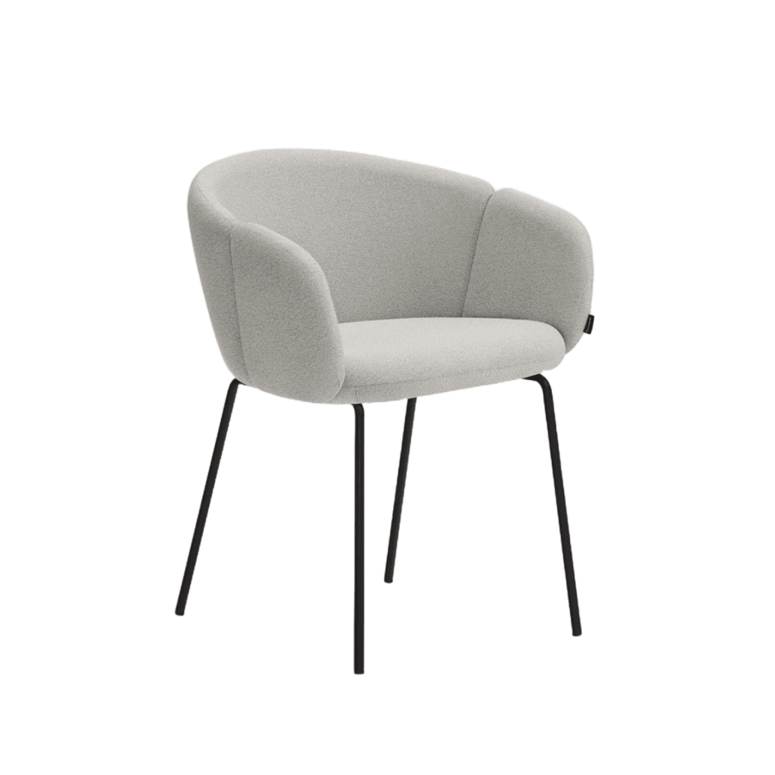 Krzesło z podłokietnikami ADD szary Teulat    Eye on Design