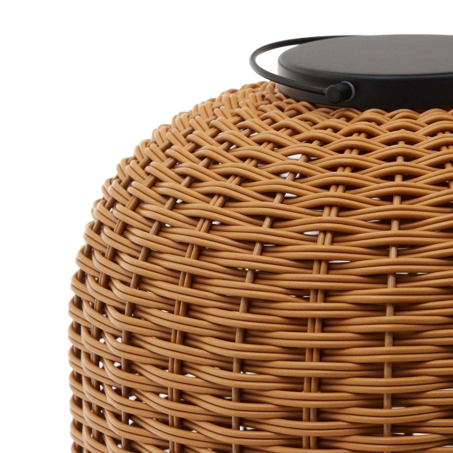 Lampa akumulatorowa SARANELLA brązowy rattan La Forma    Eye on Design