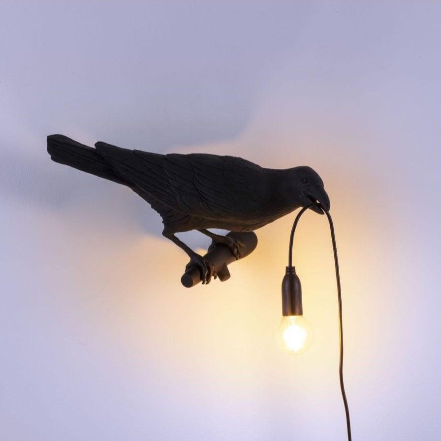 Lampa BIRD LOOKING RIGHT czarny Seletti    Eye on Design