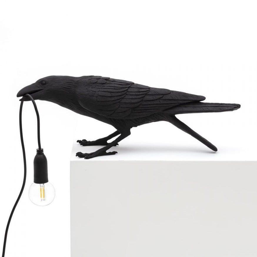 Lampa BIRD PLAYING czarny Seletti    Eye on Design