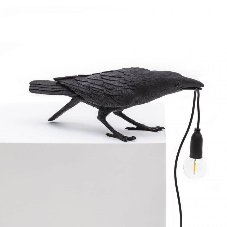 Lampa BIRD PLAYING czarny Seletti    Eye on Design